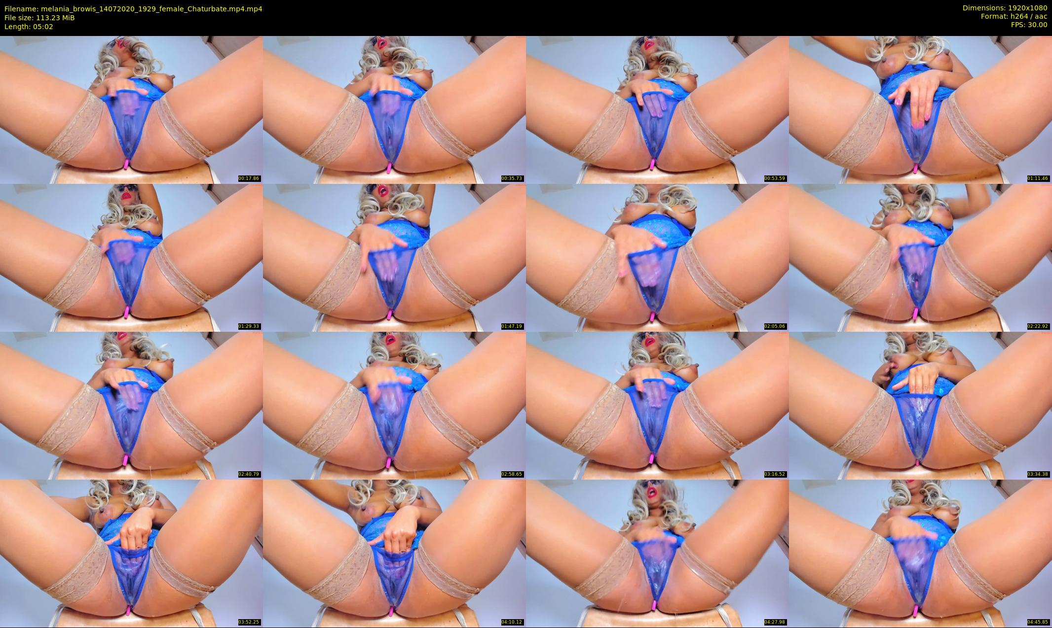 melania_browis — 6 minute Chaturbate female cam show recording, 1080p, Jul 14, 2020