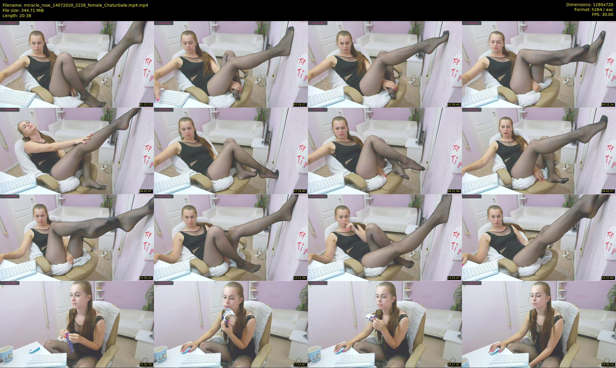 miracle_rose — 21 minute Chaturbate female cam show recording, 720p, Jul 14, 2020