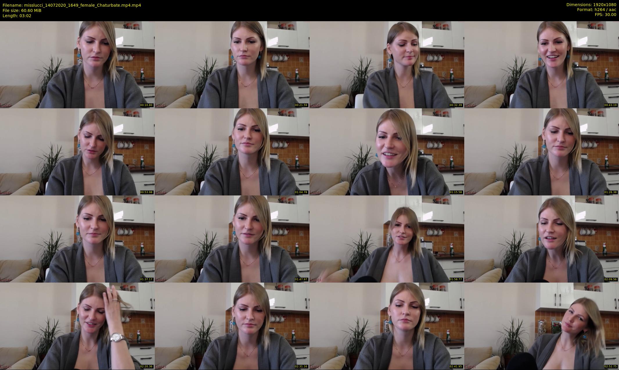 misslucci — 4 minute Chaturbate female cam show recording, 1080p, Jul 14, 2020