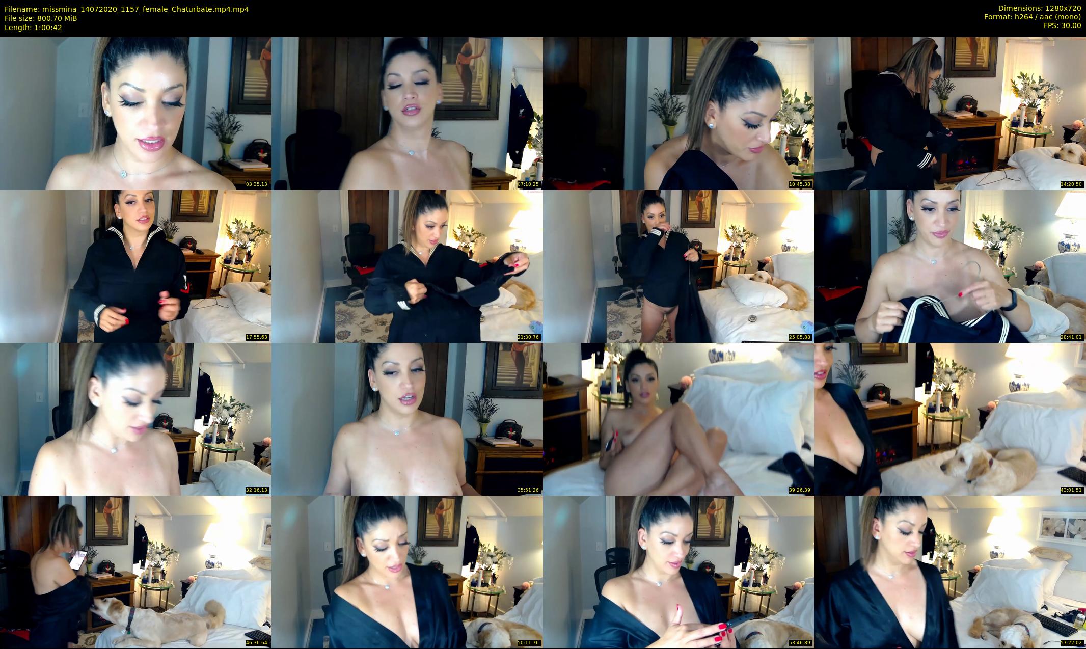 missmina — 61 minute Chaturbate female cam show recording, 720p, Jul 14, 2020