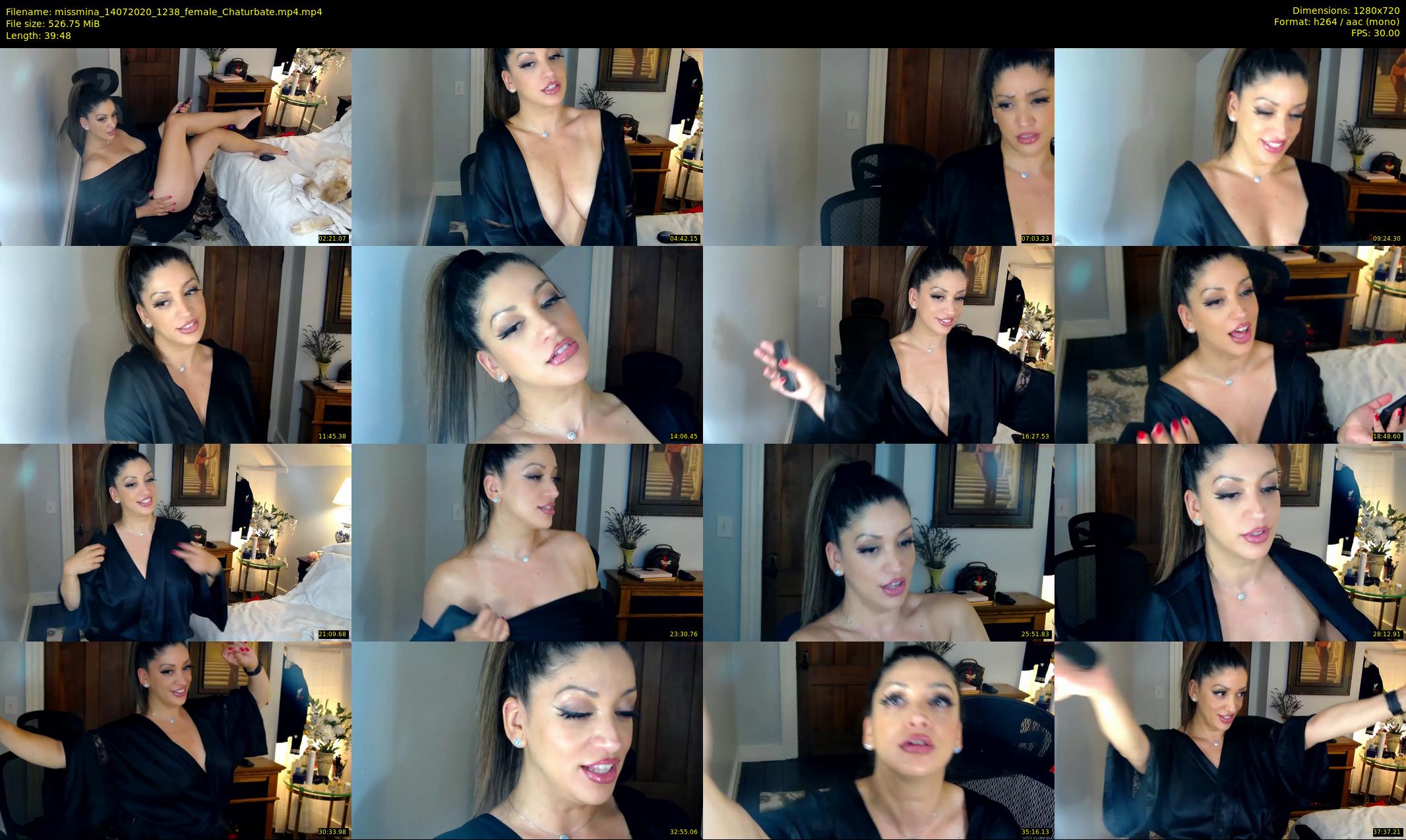 missmina — 40 minute Chaturbate female cam show recording, 720p, Jul 14, 2020