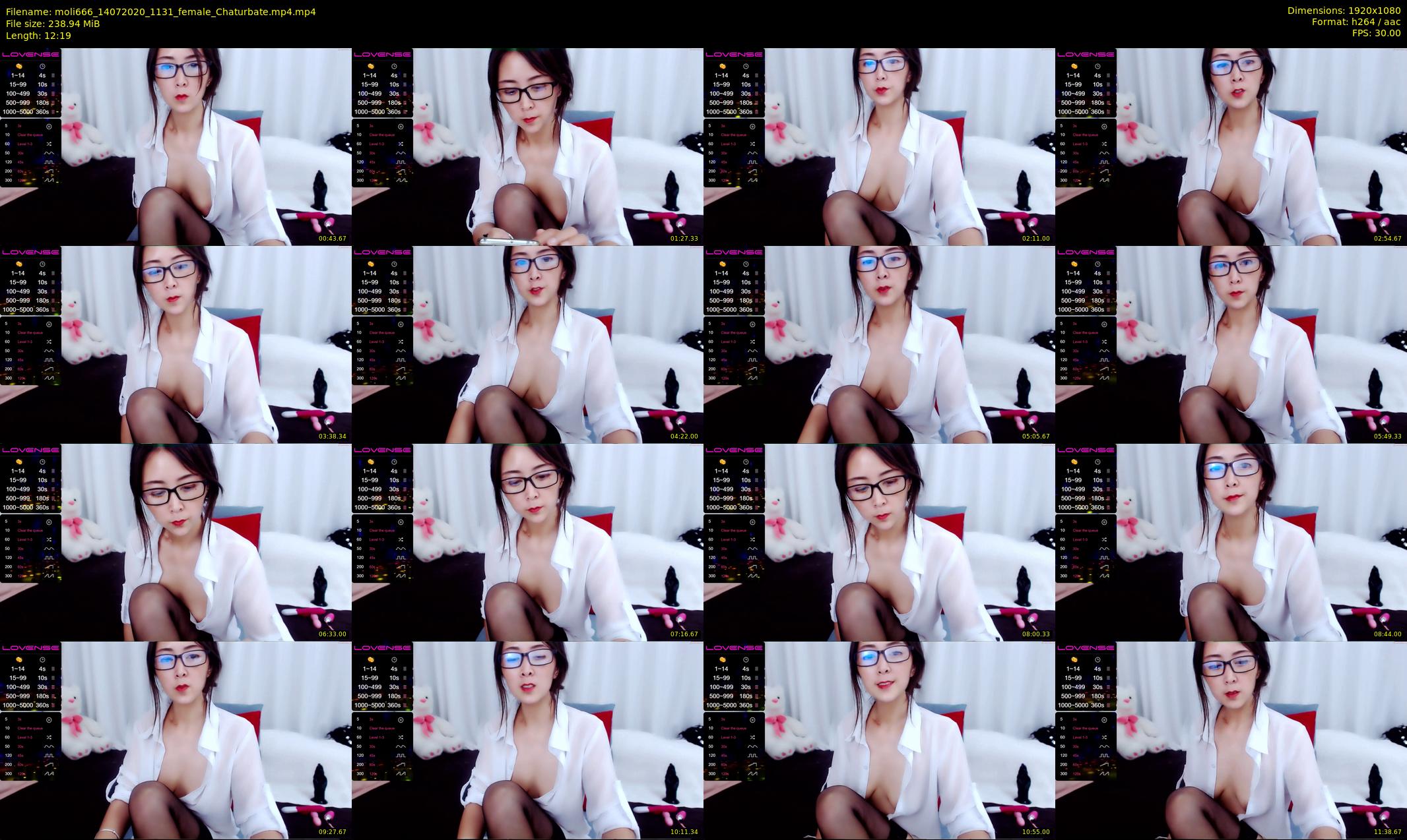 moli666 — 13 minute Chaturbate female cam show recording, 1080p, Jul 14, 2020