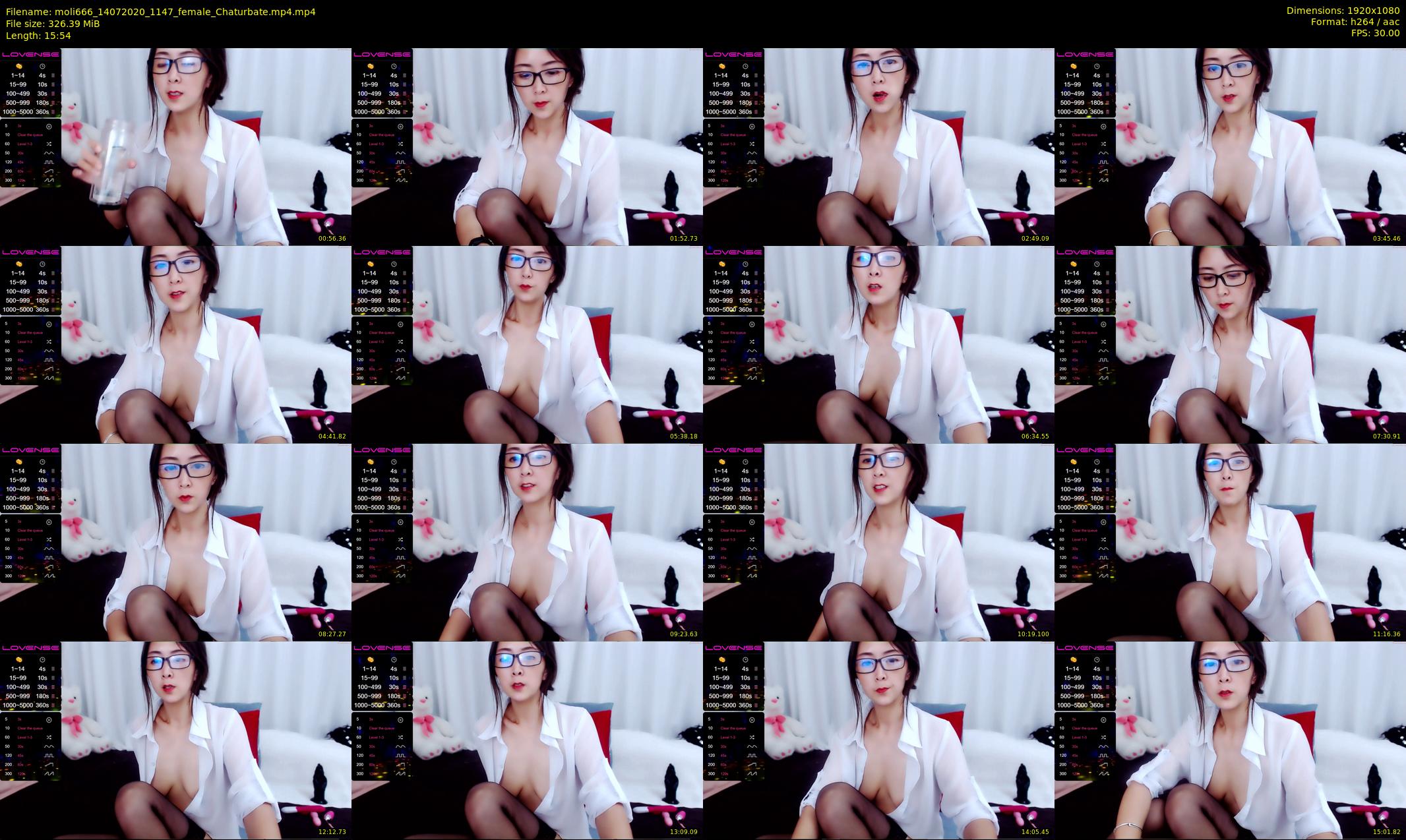moli666 — 16 minute Chaturbate female cam show recording, 1080p, Jul 14, 2020