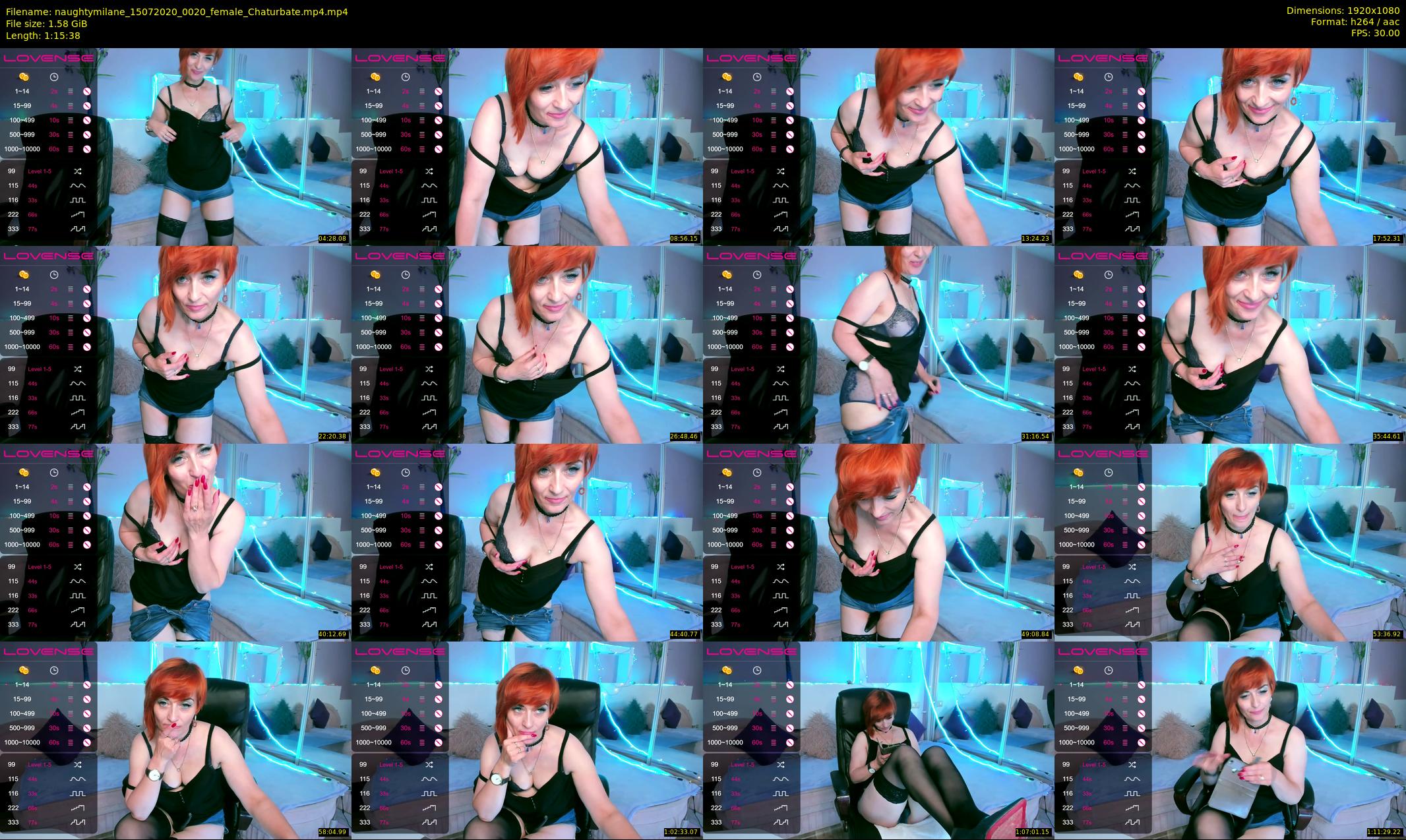 naughtymilane — 76 minute Chaturbate female cam show recording, 1080p, Jul 15, 2020