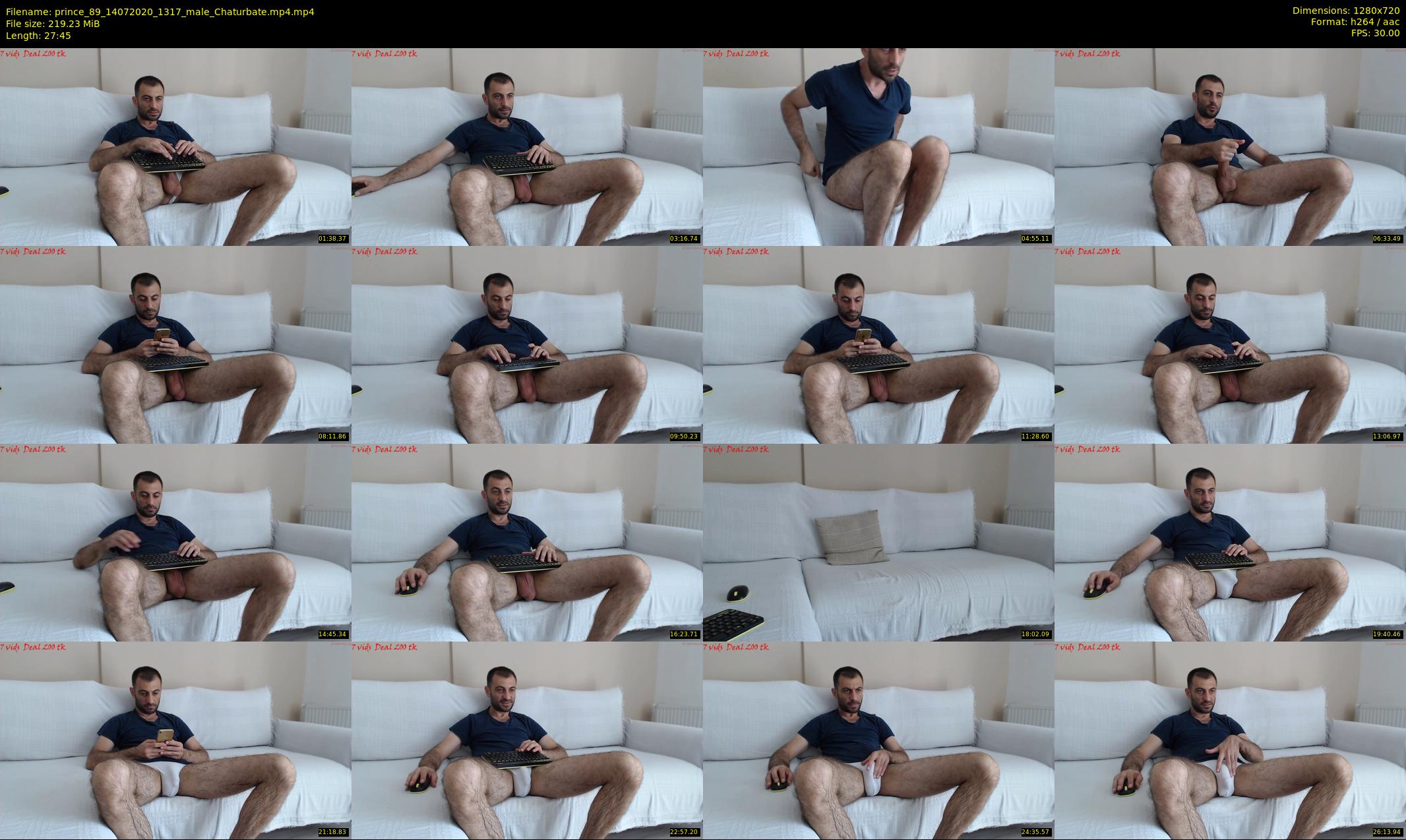 prince_89 — 28 minute Chaturbate male cam show recording, 720p, Jul 14, 2020