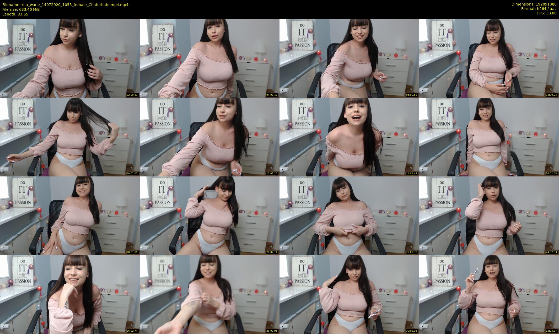 rita_wane — 34 minute Chaturbate female cam show recording, 1080p, Jul 14, 2020