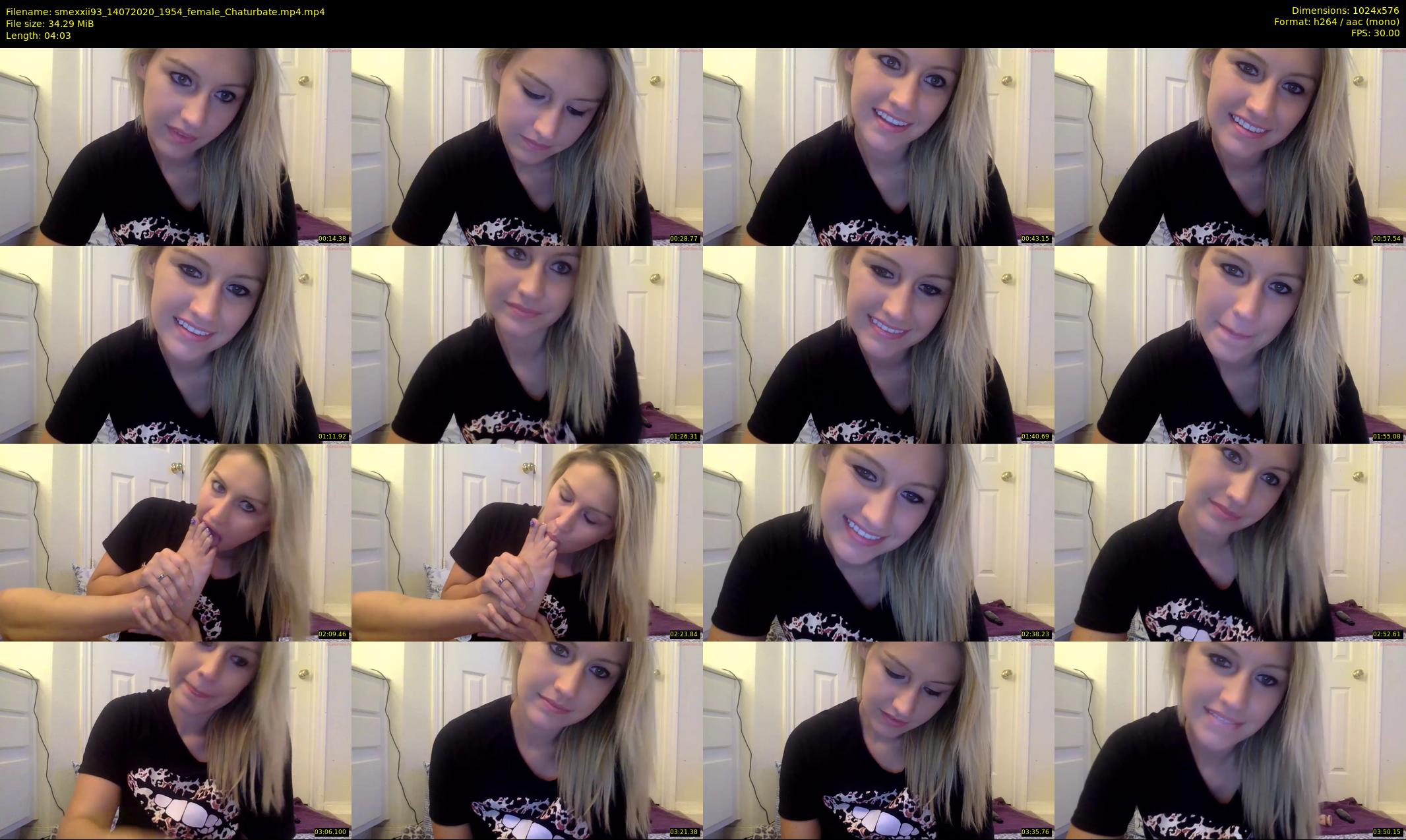 smexxii93 — 5 minute Chaturbate female cam show recording, 480p, Jul 14, 2020