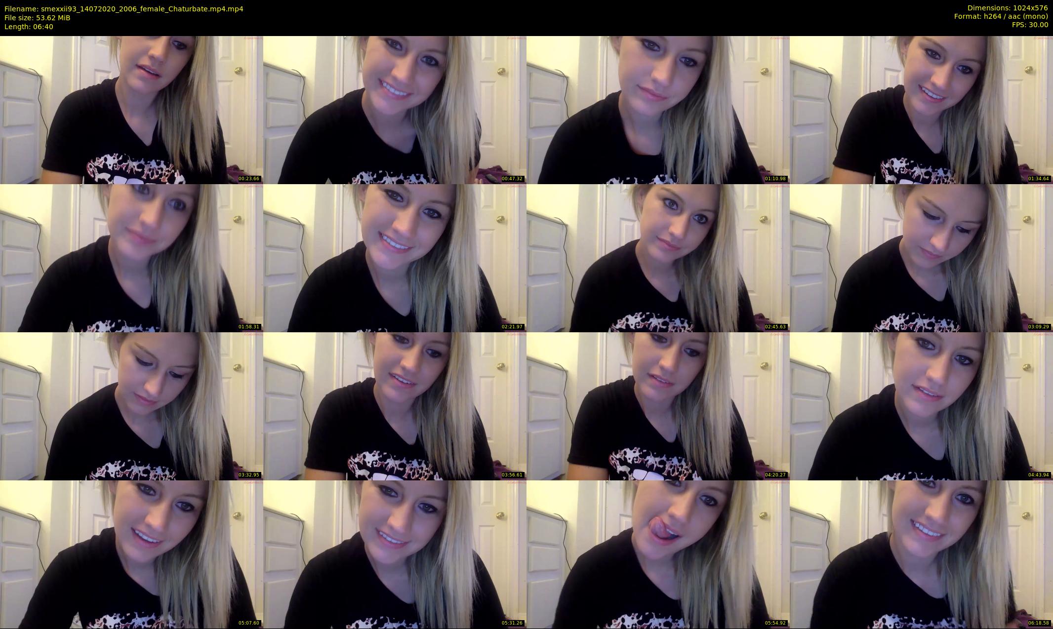 smexxii93 — 7 minute Chaturbate female cam show recording, 480p, Jul 14, 2020
