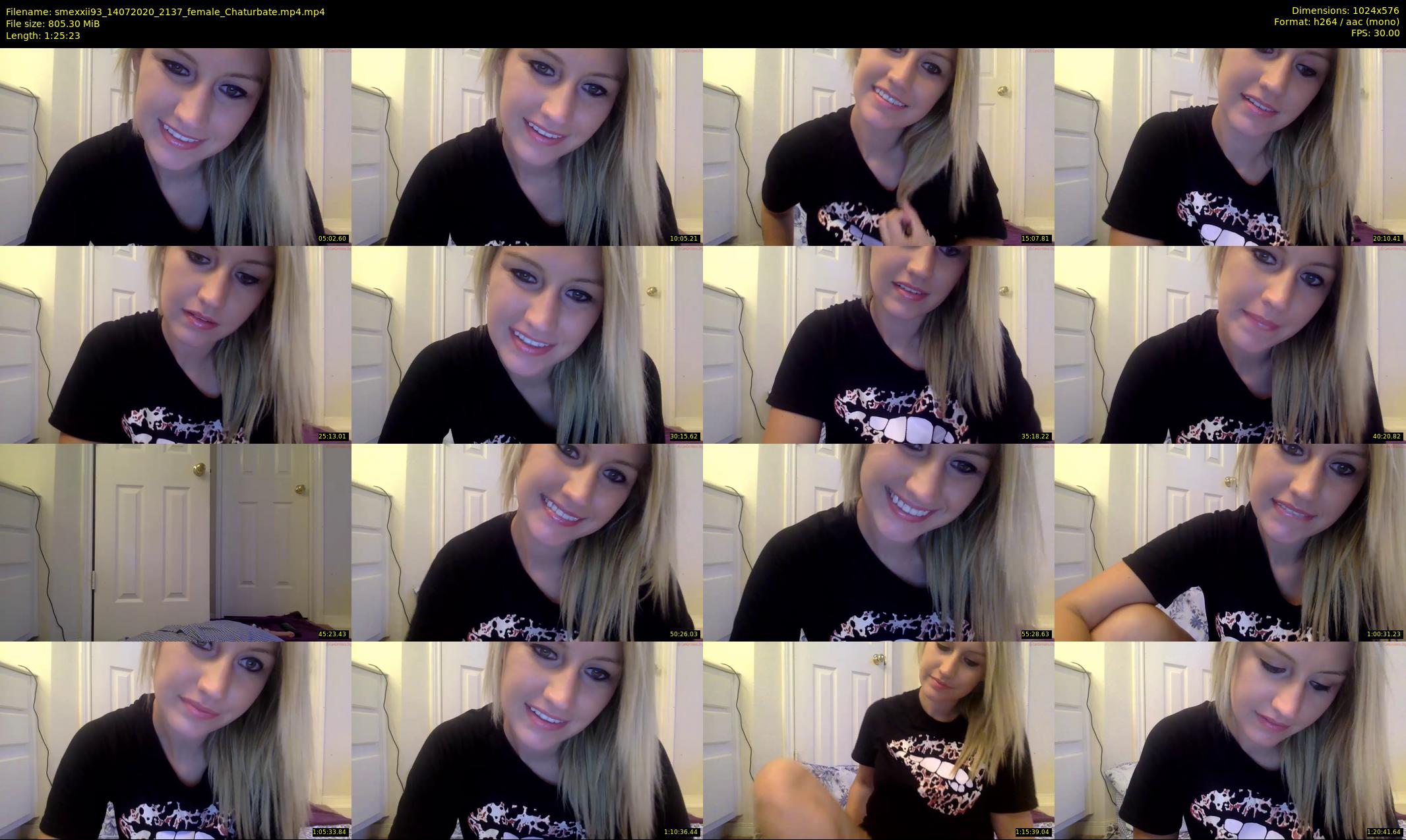 smexxii93 — 86 minute Chaturbate female cam show recording, 480p, Jul 14, 2020