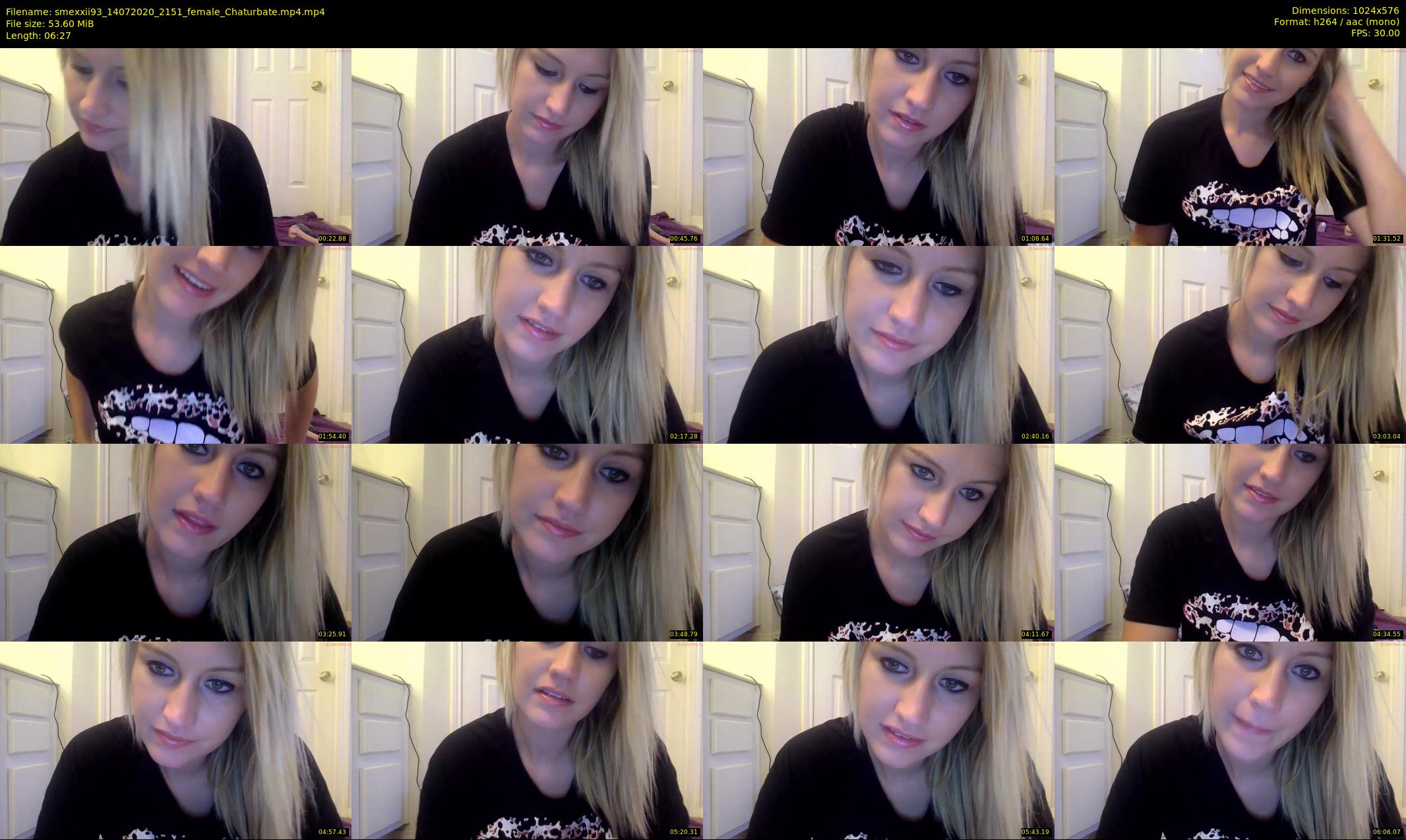 smexxii93 — 7 minute Chaturbate female cam show recording, 480p, Jul 14, 2020