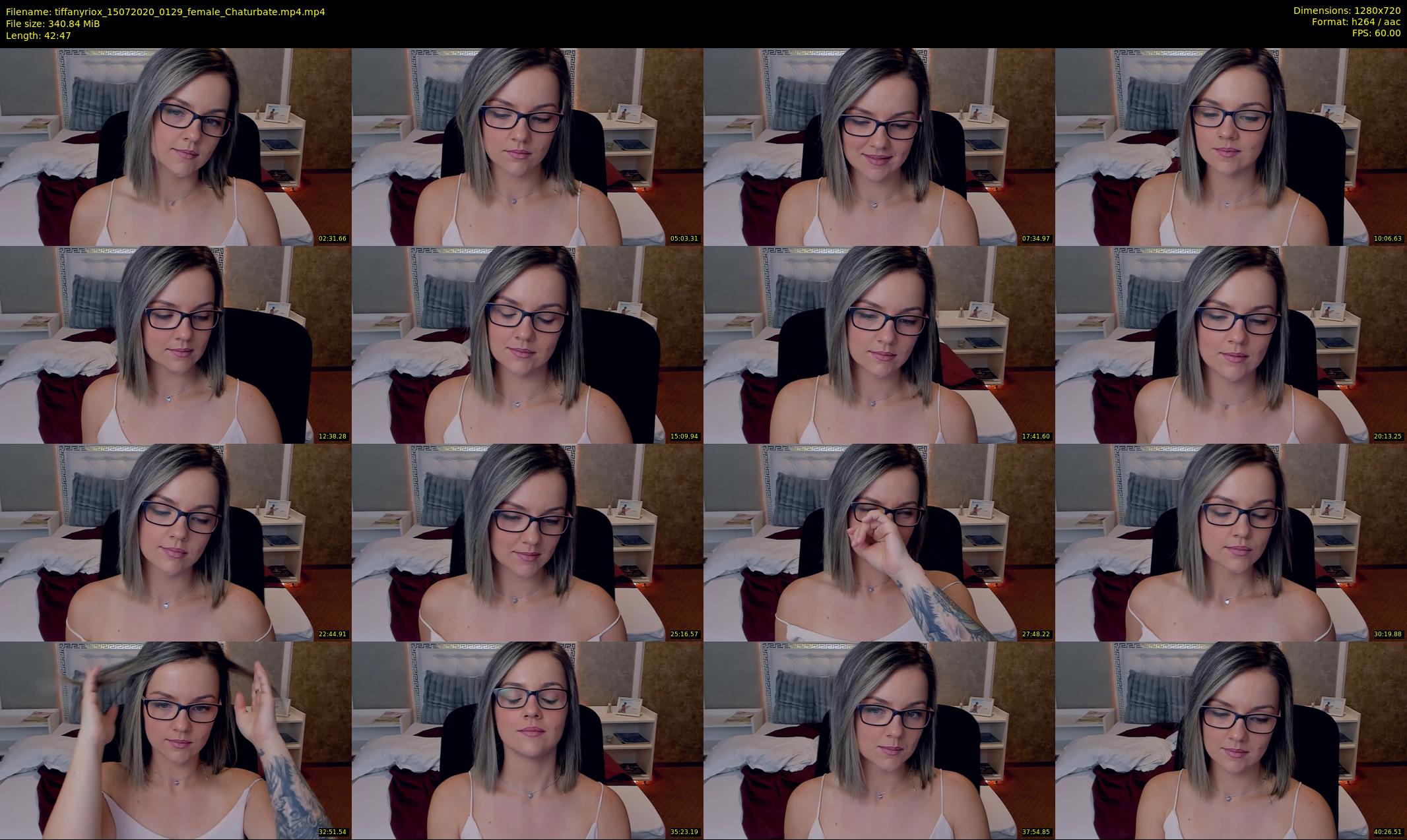 tiffanyriox — 43 minute Chaturbate female cam show recording, 720p, Jul 15, 2020