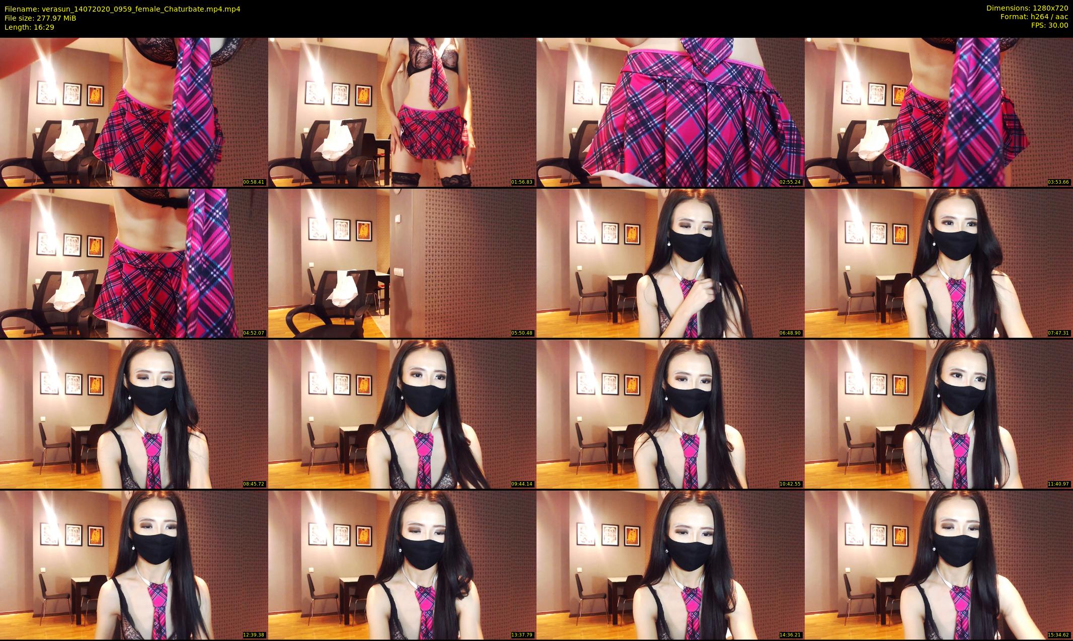 verasun — 17 minute Chaturbate female cam show recording, 720p, Jul 14, 2020