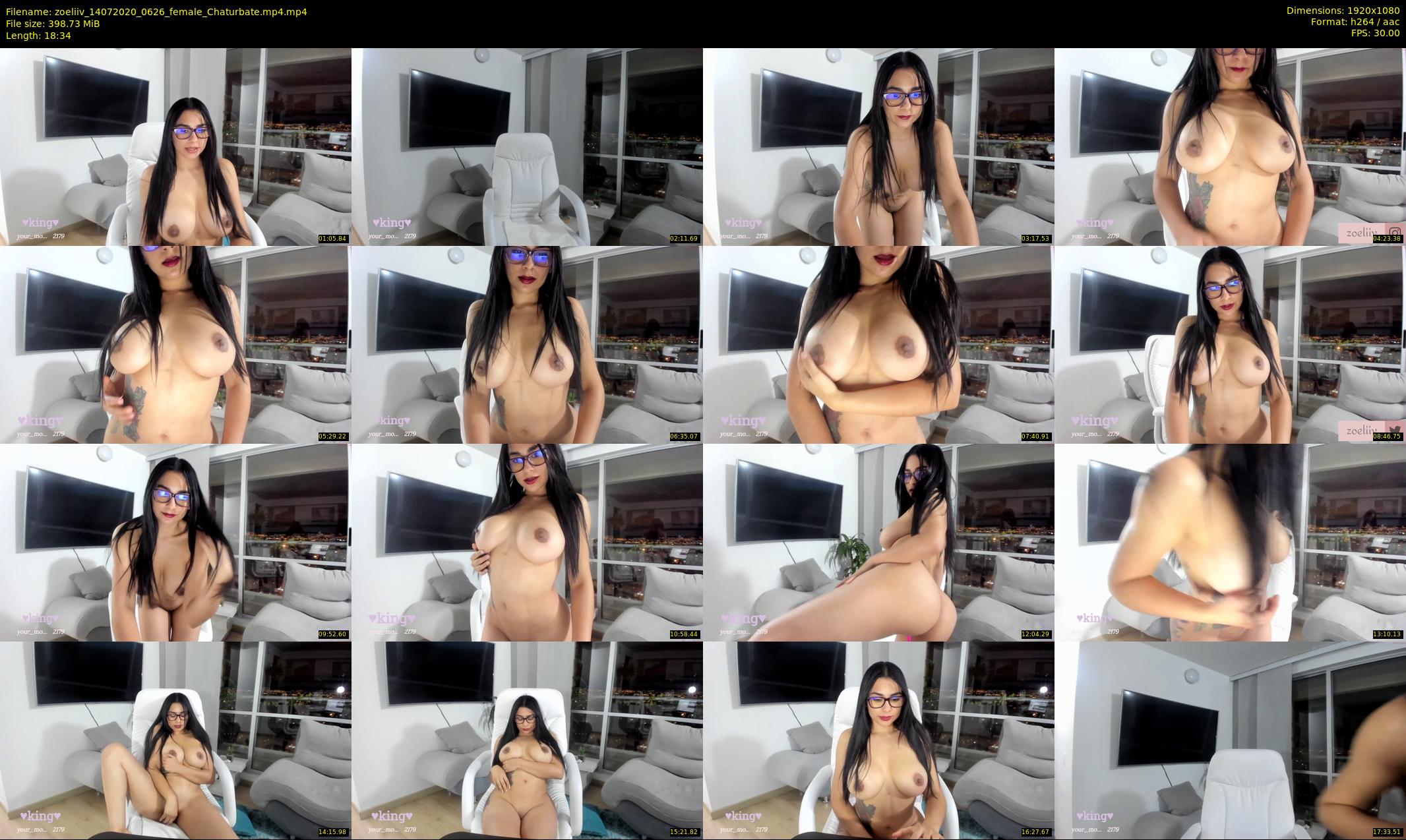 zoeliiv — 19 minute Chaturbate female cam show recording, 1080p, Jul 14, 2020