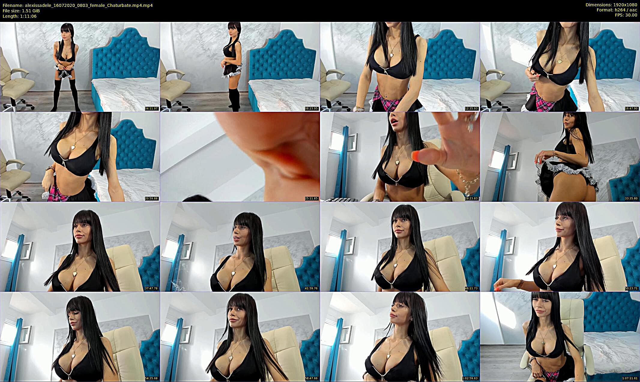 alexissadele — 72 minute Chaturbate female cam show recording, 1080p, Jul 16, 2020