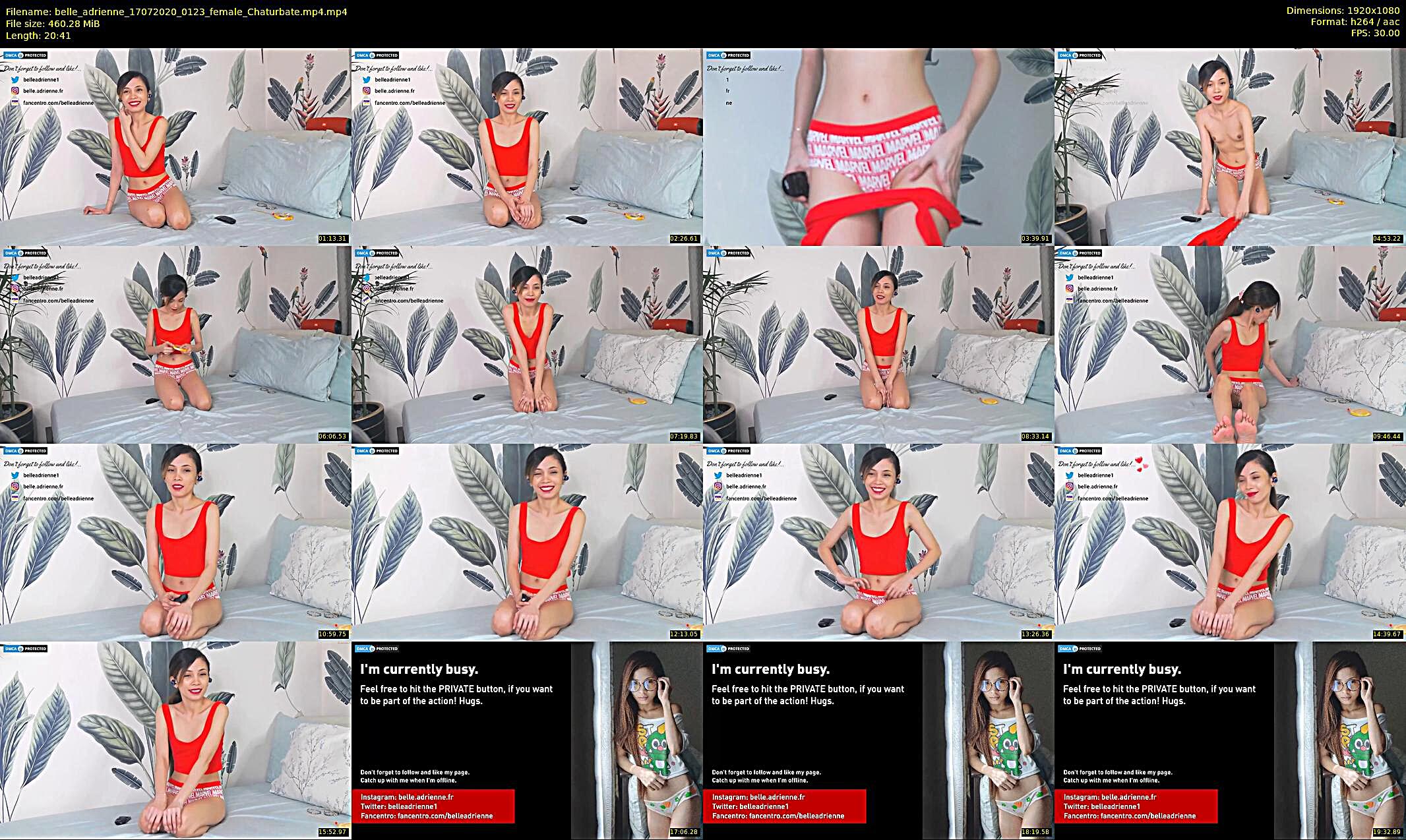 belle_adrienne — 21 minute Chaturbate couple cam show recording, 1080p, Jul 17, 2020