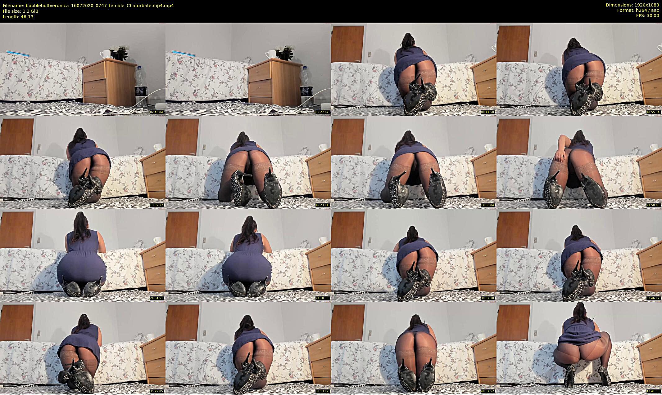 bubblebuttveronica — 23 minute Chaturbate female cam show recording, 1080p, Jul 16, 2020