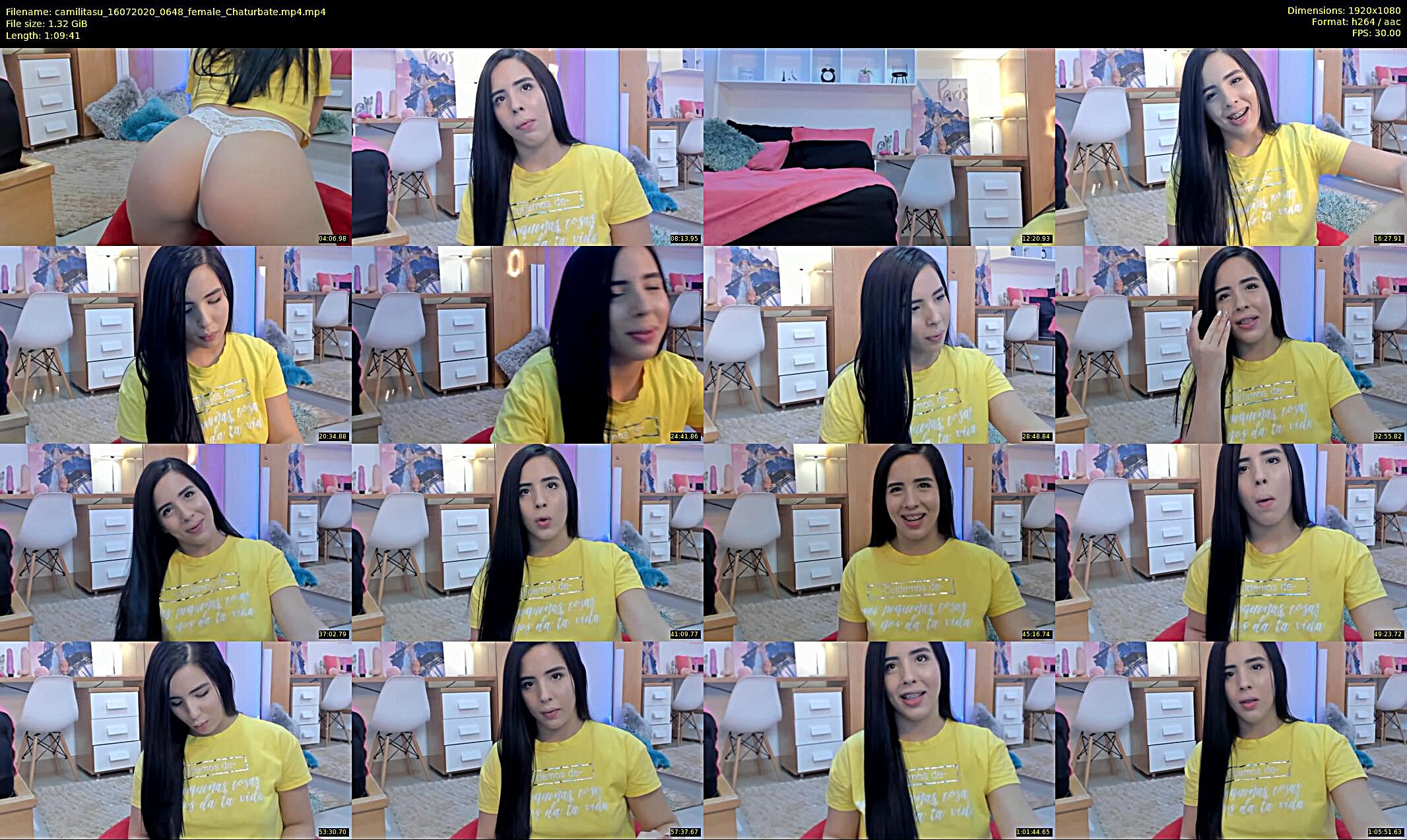 camilitasu — 70 minute Chaturbate female cam show recording, 1080p, Jul 16, 2020