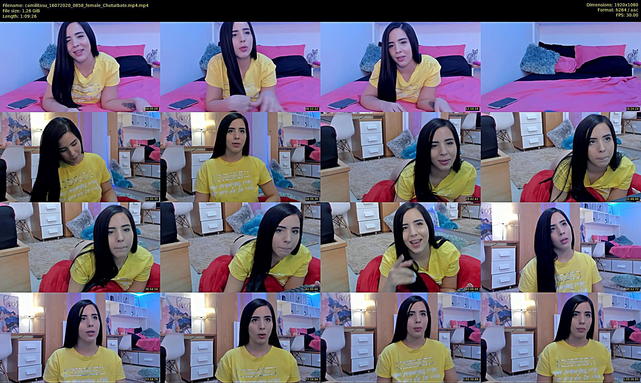 camilitasu — 70 minute Chaturbate female cam show recording, 1080p, Jul 16, 2020