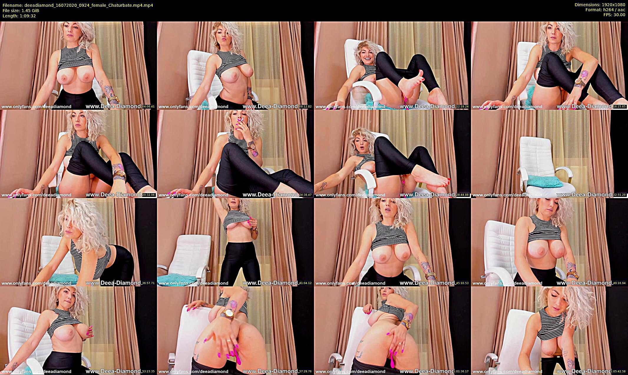 deeadiamond — 70 minute Chaturbate female cam show recording, 1080p, Jul 16, 2020