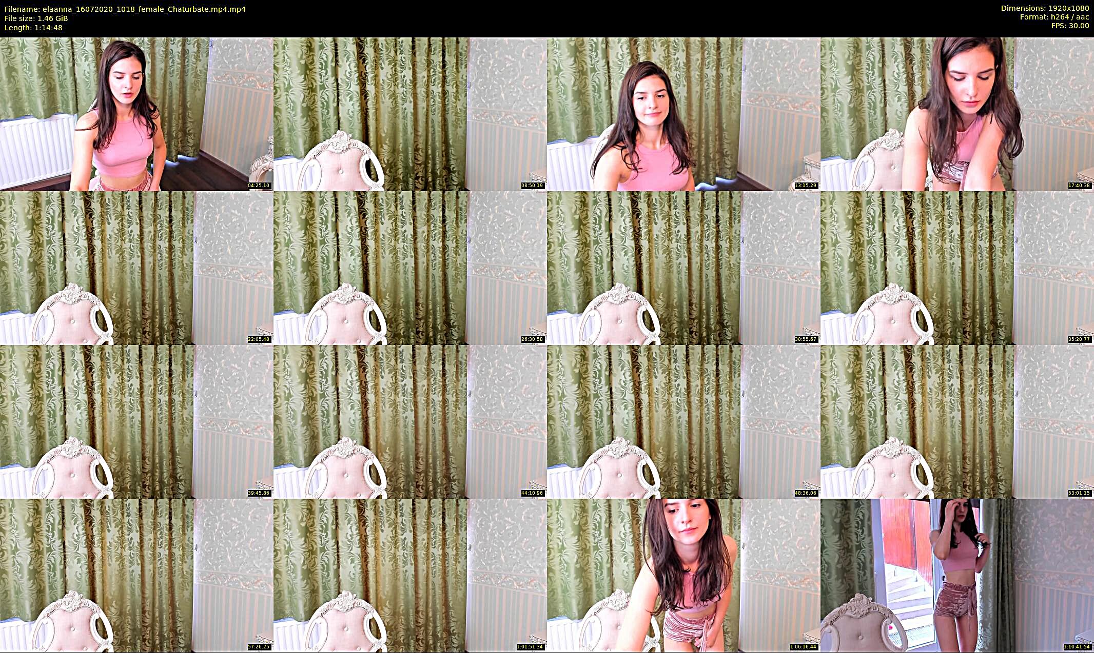 elaanna — 75 minute Chaturbate female cam show recording, 1080p, Jul 16, 2020