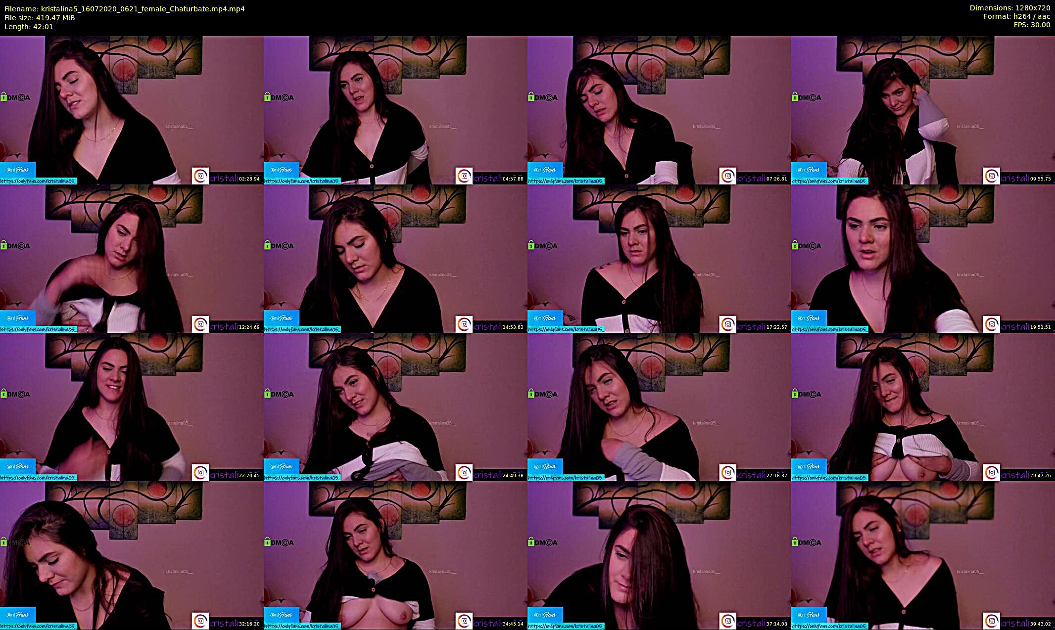 kristalina5 — 17 minute Chaturbate female cam show recording, 720p, Jul 16, 2020