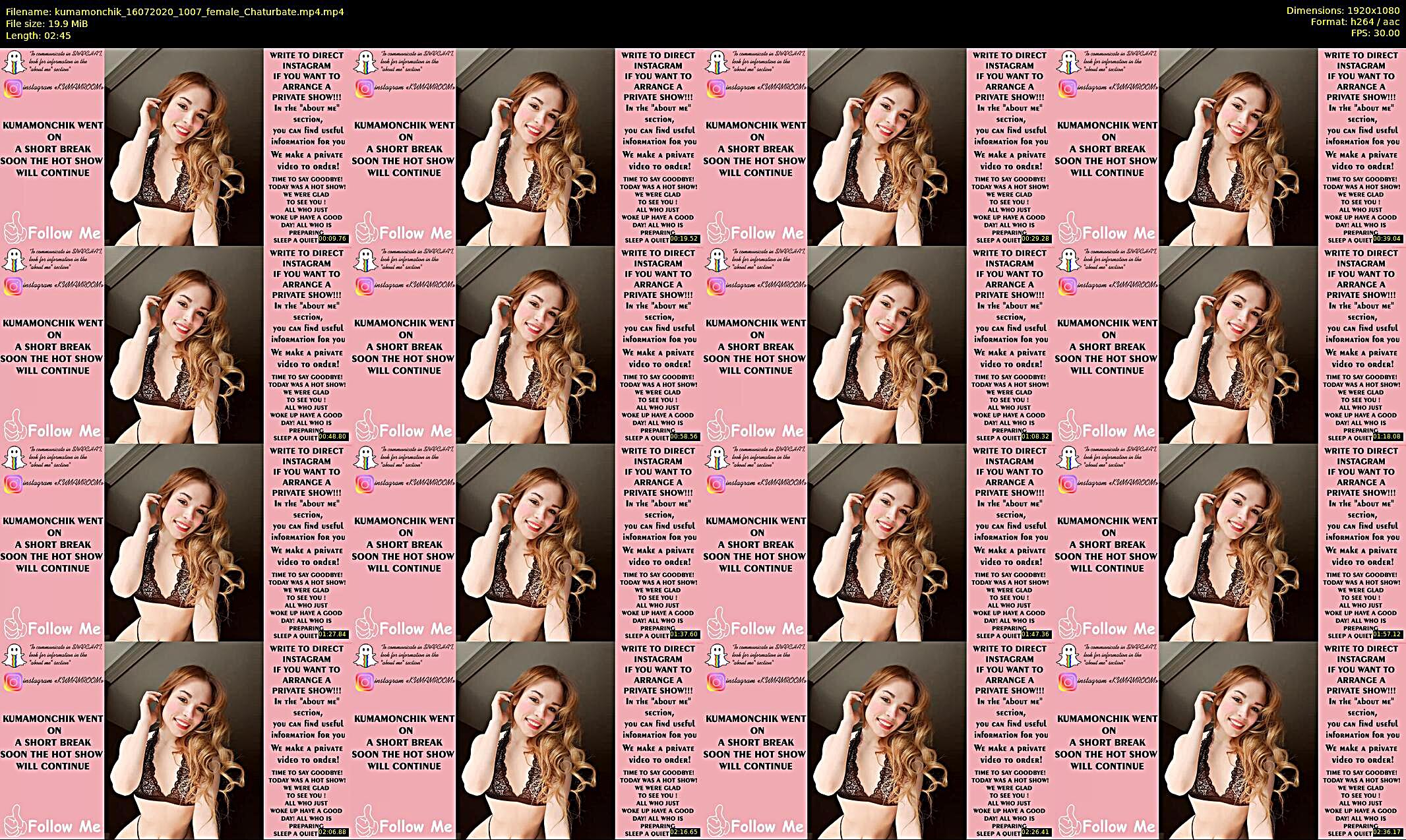 kumamonchik — 3 minute Chaturbate couple cam show recording, 1080p, Jul 16, 2020
