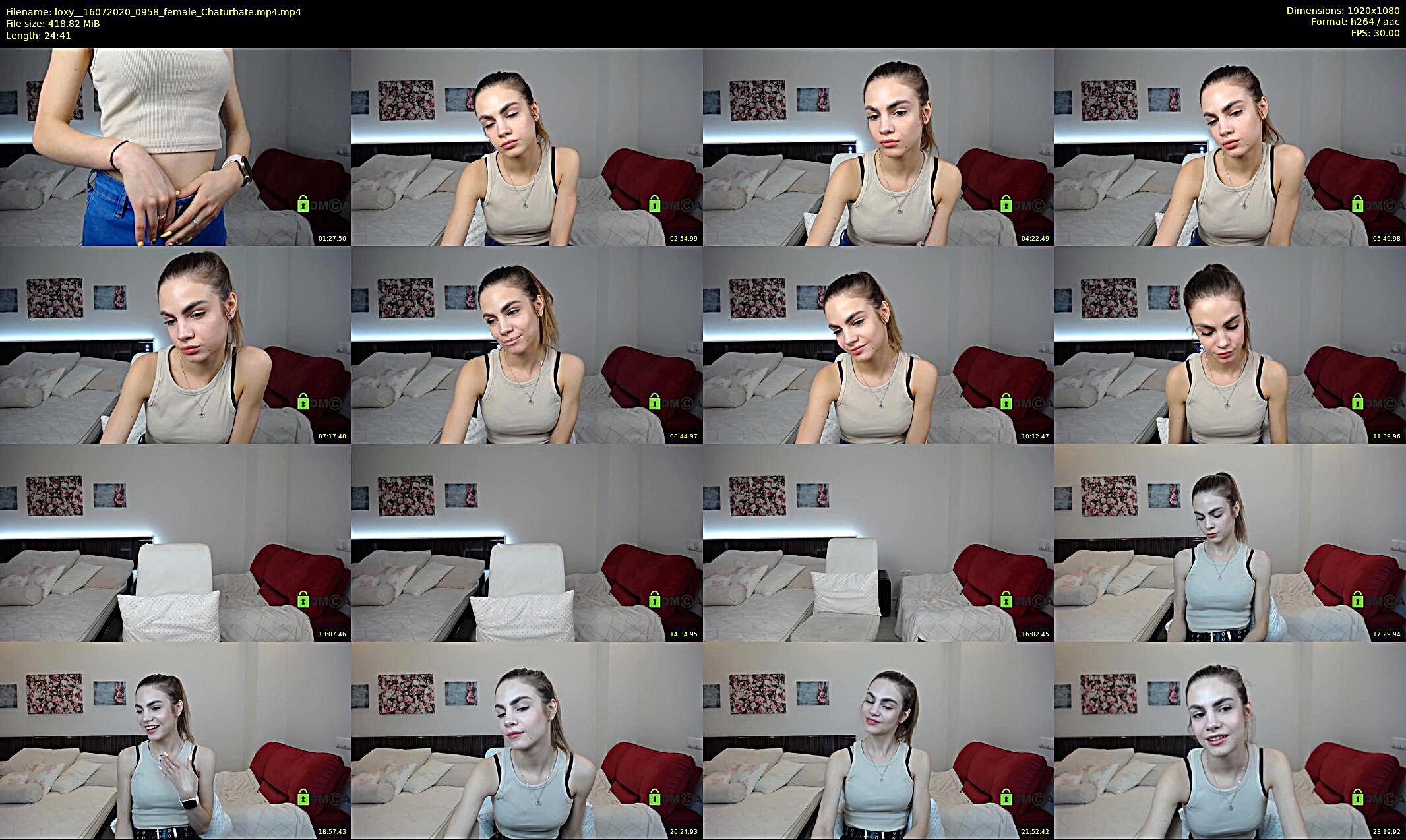 loxy_ — 25 minute Chaturbate female cam show recording, 1080p, Jul 16, 2020
