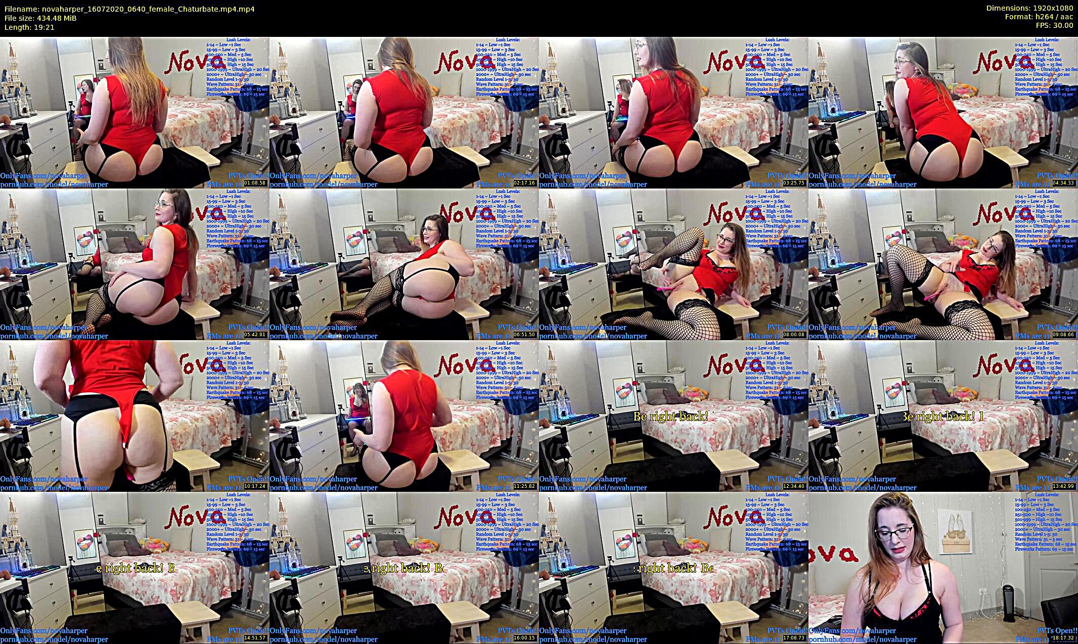 novaharper — 20 minute Chaturbate female cam show recording, 1080p, Jul 16, 2020