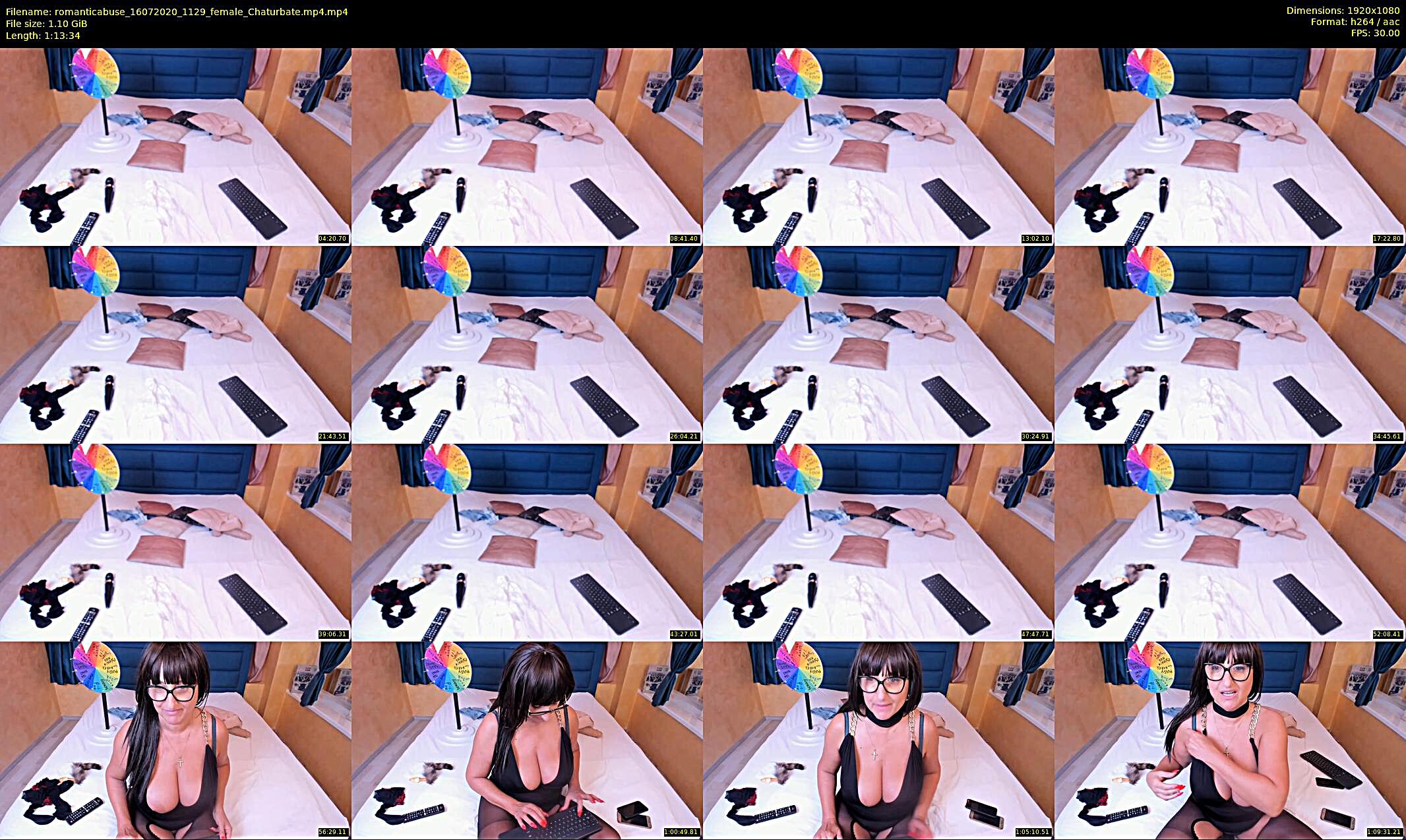 romanticabuse — 74 minute Chaturbate female cam show recording, 1080p, Jul 16, 2020