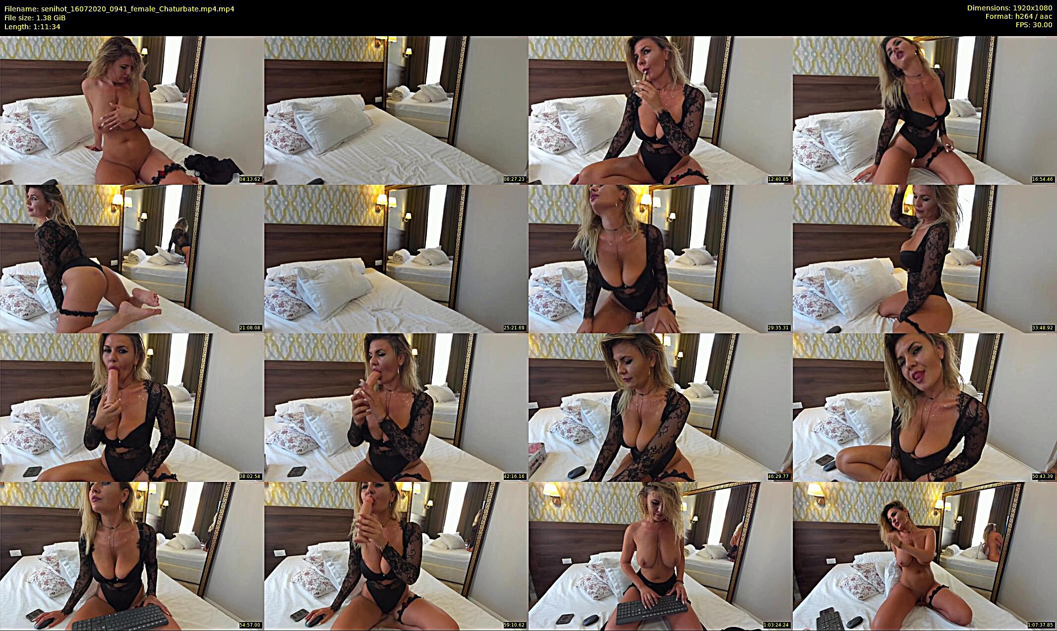 senihot — 72 minute Chaturbate female cam show recording, 1080p, Jul 16, 2020
