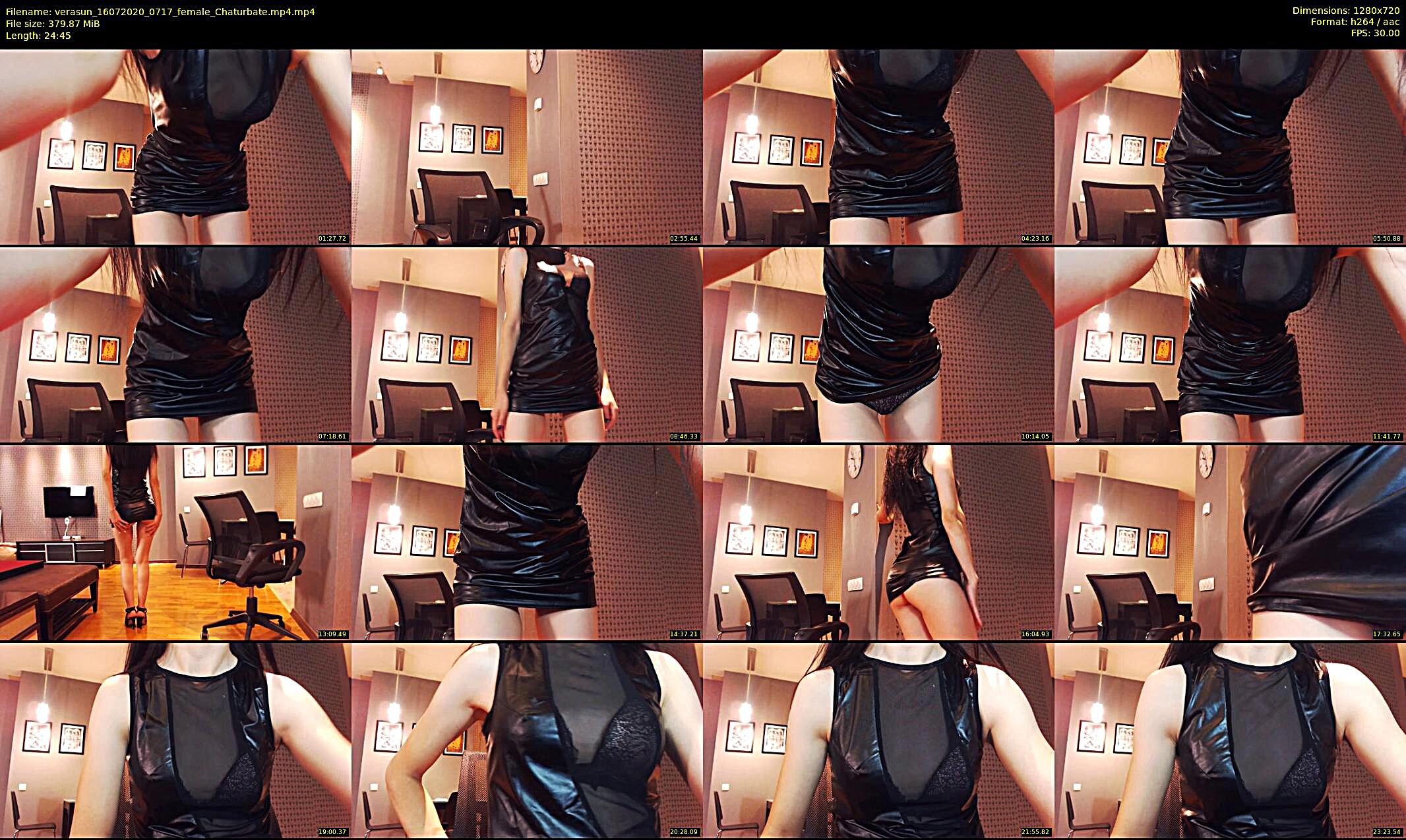 verasun — 25 minute Chaturbate female cam show recording, 720p, Jul 16, 2020