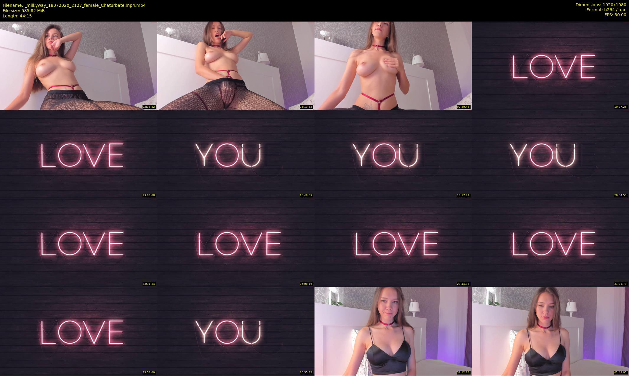 _milkyway — 45 minute Chaturbate female cam show recording, 1080p, Jul 18, 2020