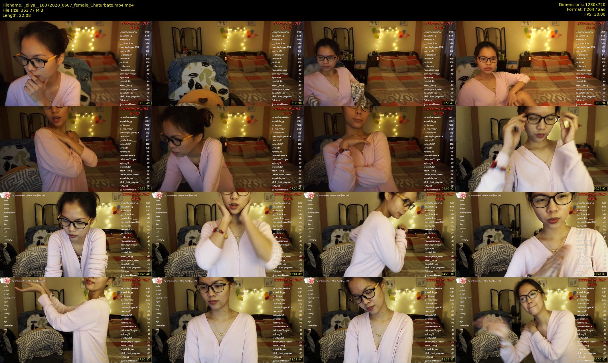 _pilya_ — 23 minute Chaturbate female cam show recording, 720p, Jul 18, 2020