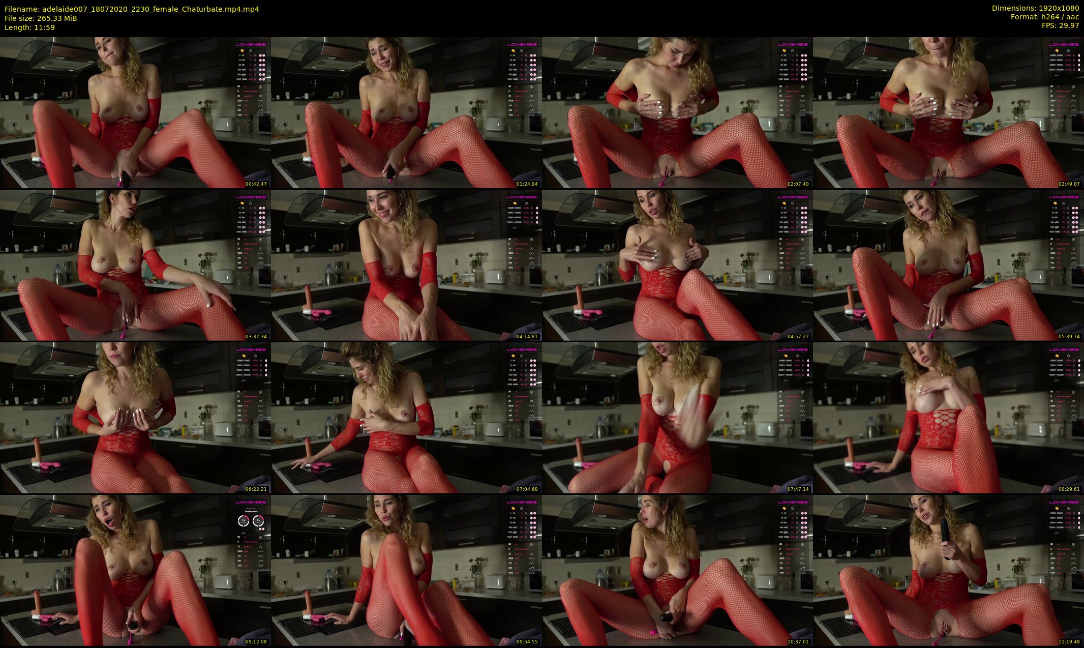 adelaide007 — 12 minute Chaturbate female cam show recording, 1080p, Jul 18, 2020