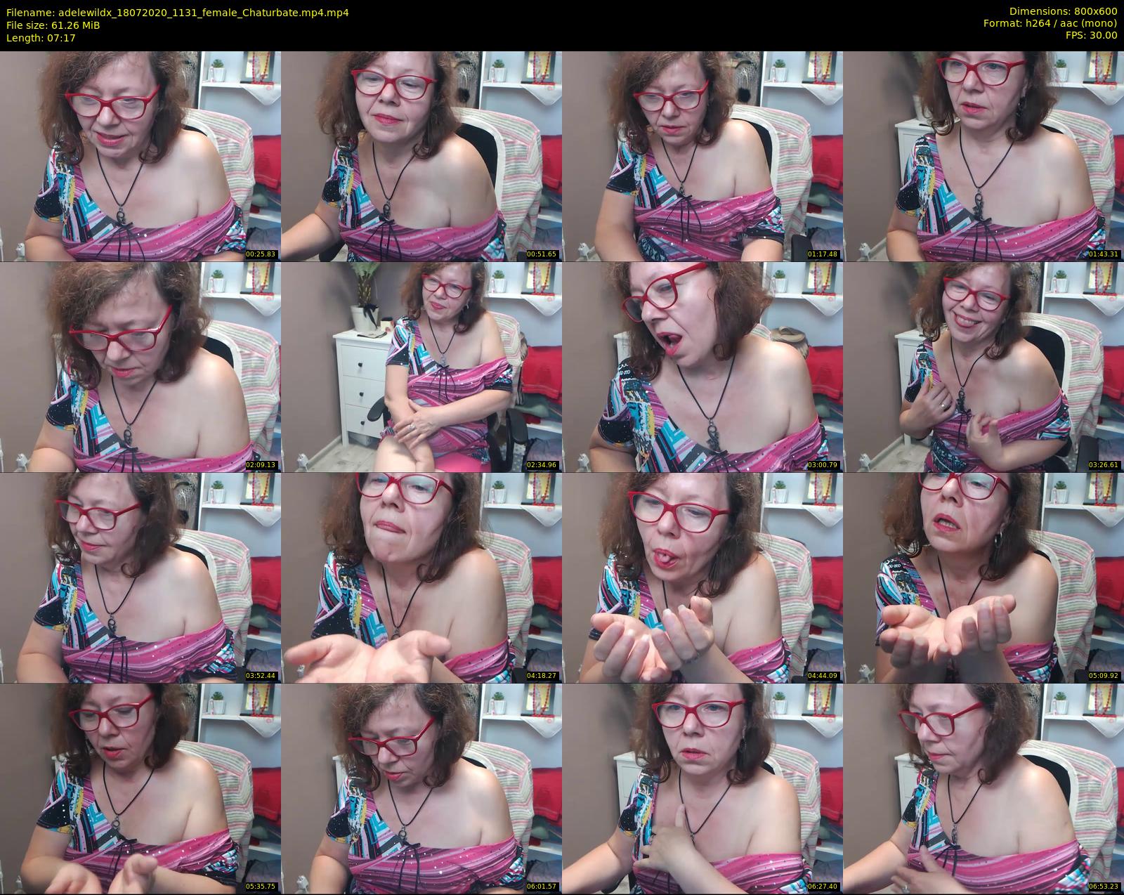 adelewildx — 8 minute Chaturbate female cam show recording, 480p, Jul 18, 2020
