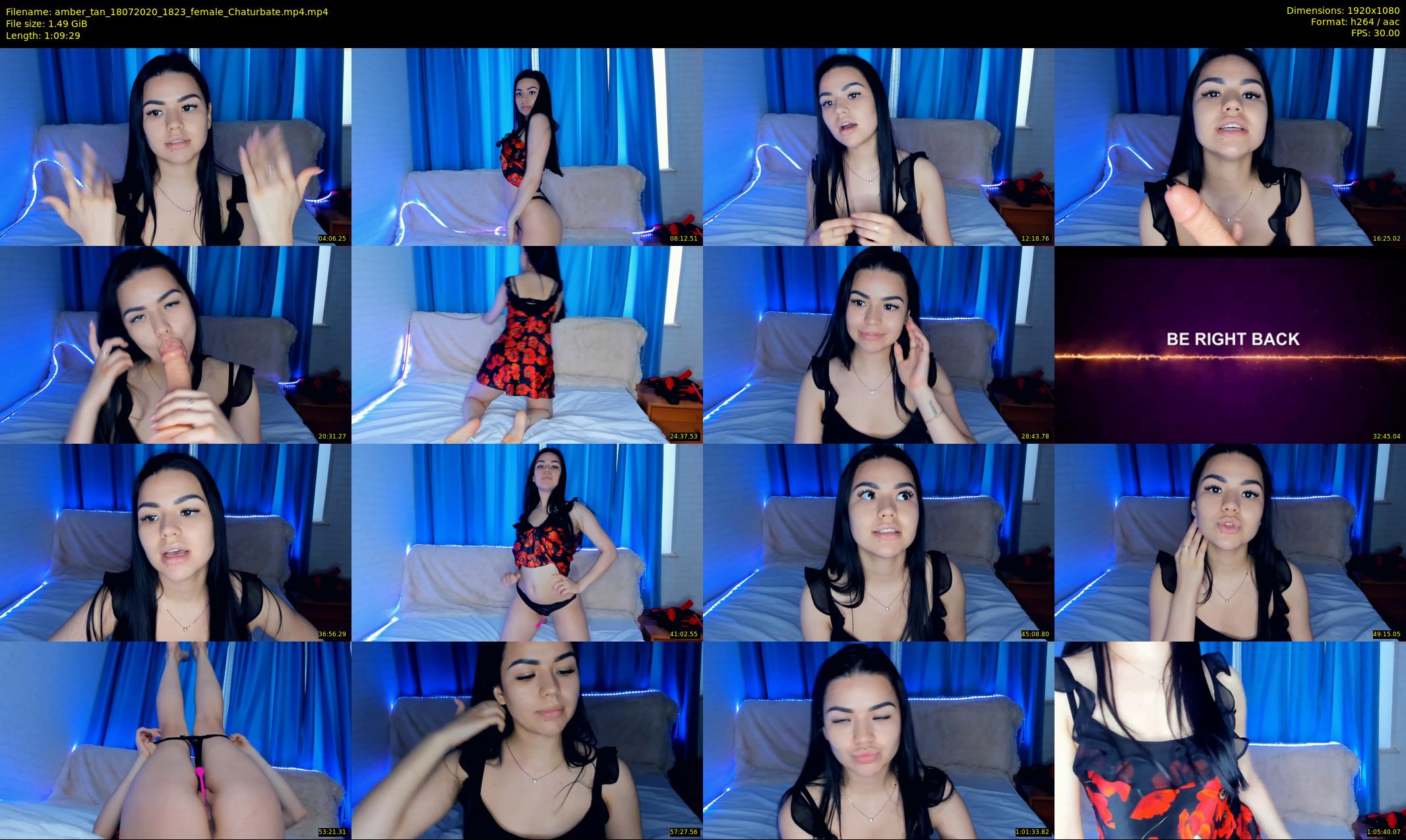 amber_tan — 70 minute Chaturbate female cam show recording, 1080p, Jul 18, 2020