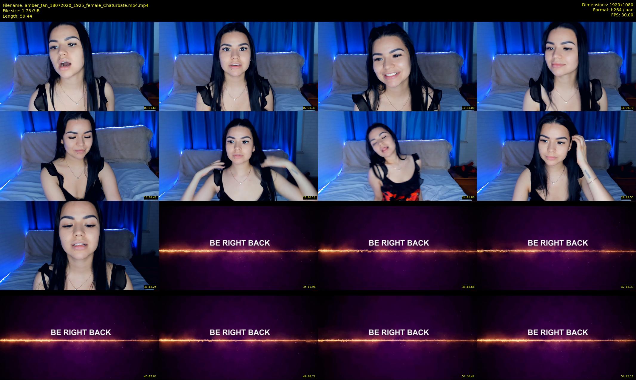 amber_tan — 60 minute Chaturbate female cam show recording, 1080p, Jul 18, 2020