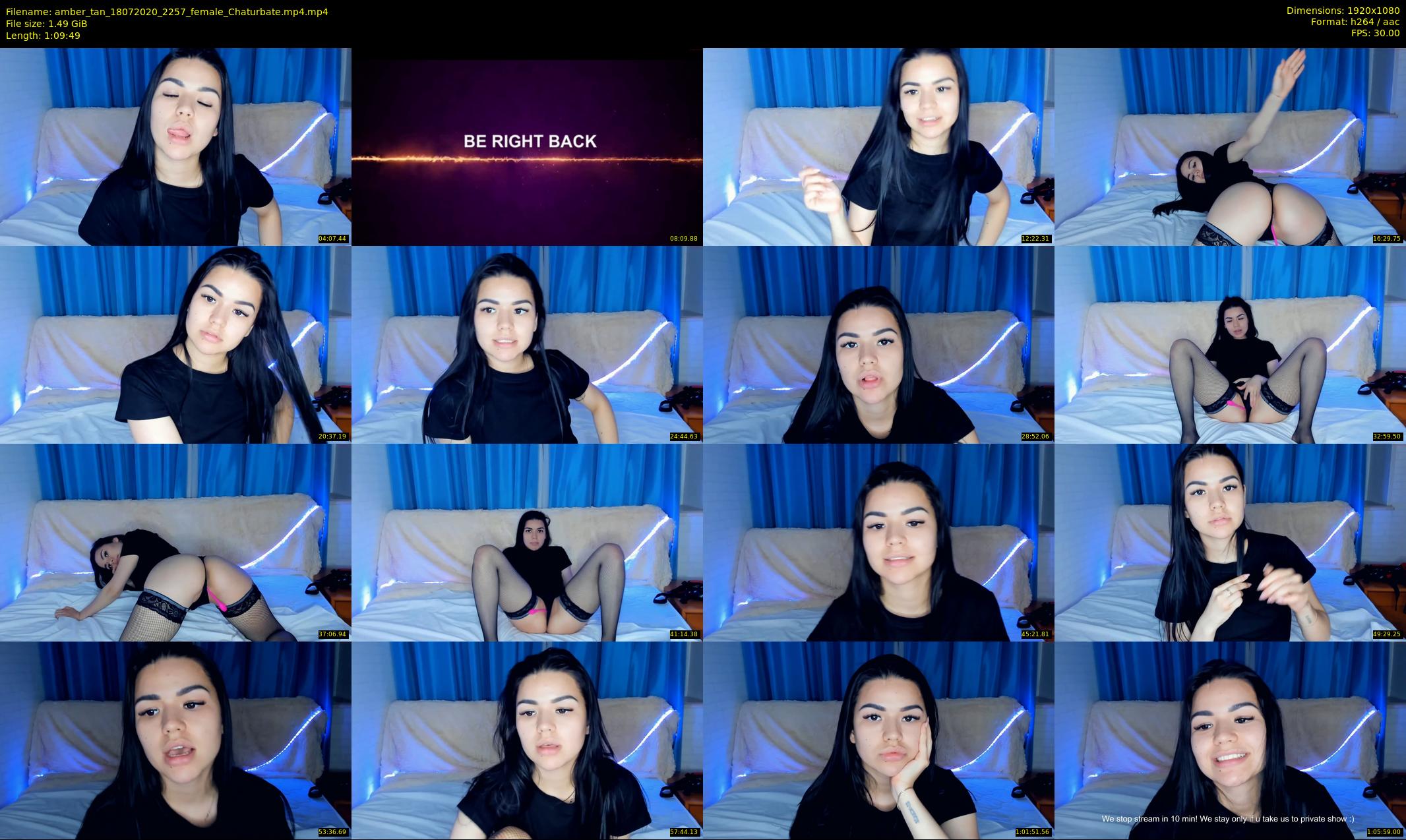 amber_tan — 70 minute Chaturbate female cam show recording, 1080p, Jul 18, 2020