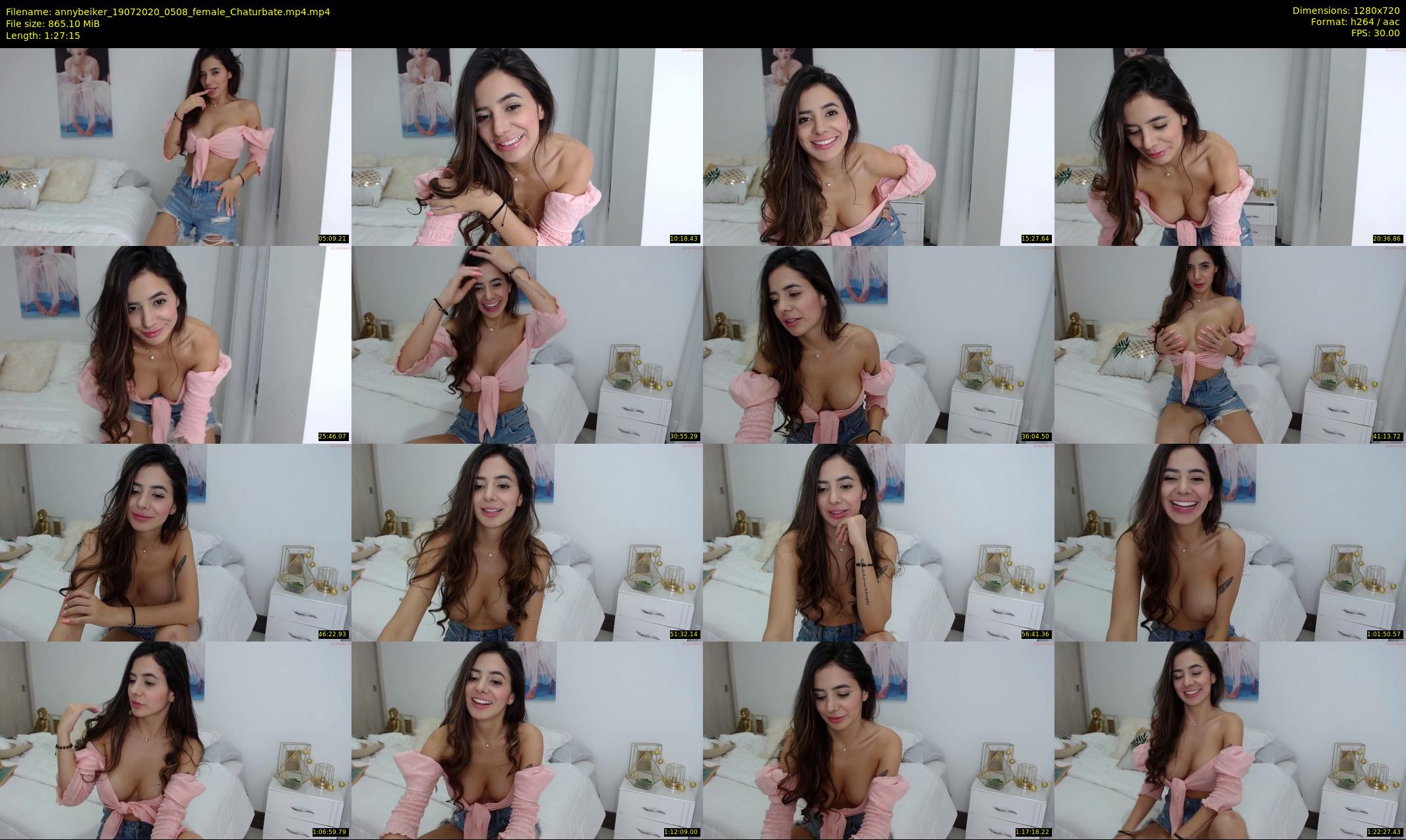 annybeiker — 88 minute Chaturbate female cam show recording, 720p, Jul 19, 2020