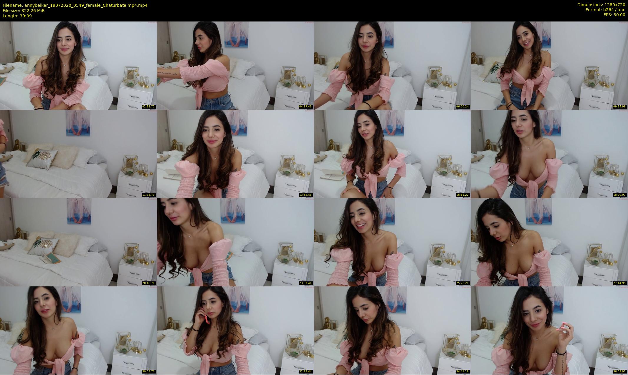 annybeiker — 40 minute Chaturbate female cam show recording, 720p, Jul 19, 2020