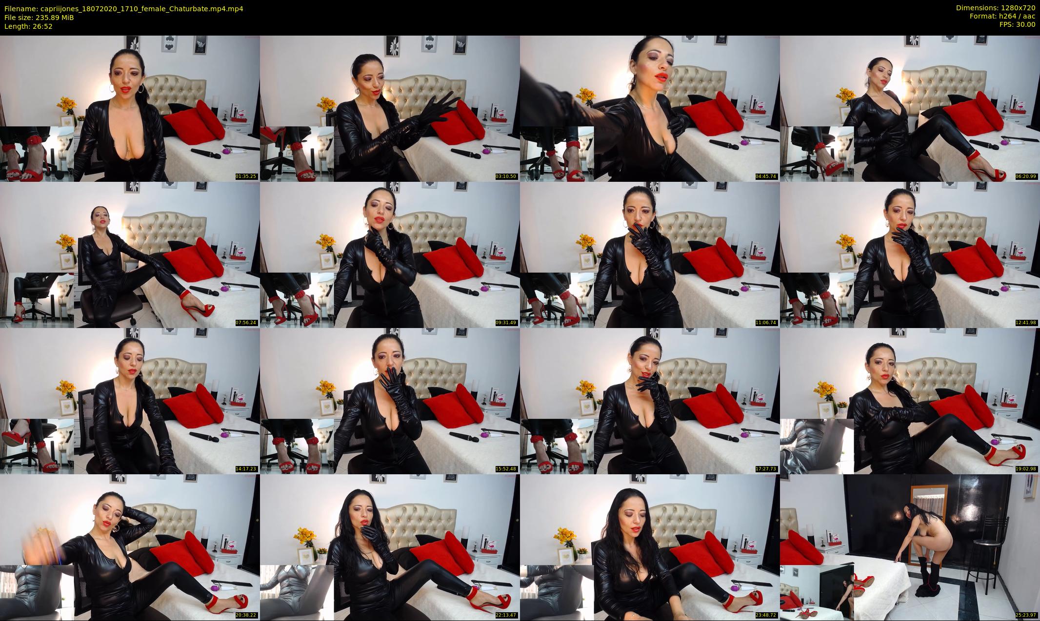 capriijones — 27 minute Chaturbate female cam show recording, 720p, Jul 18, 2020