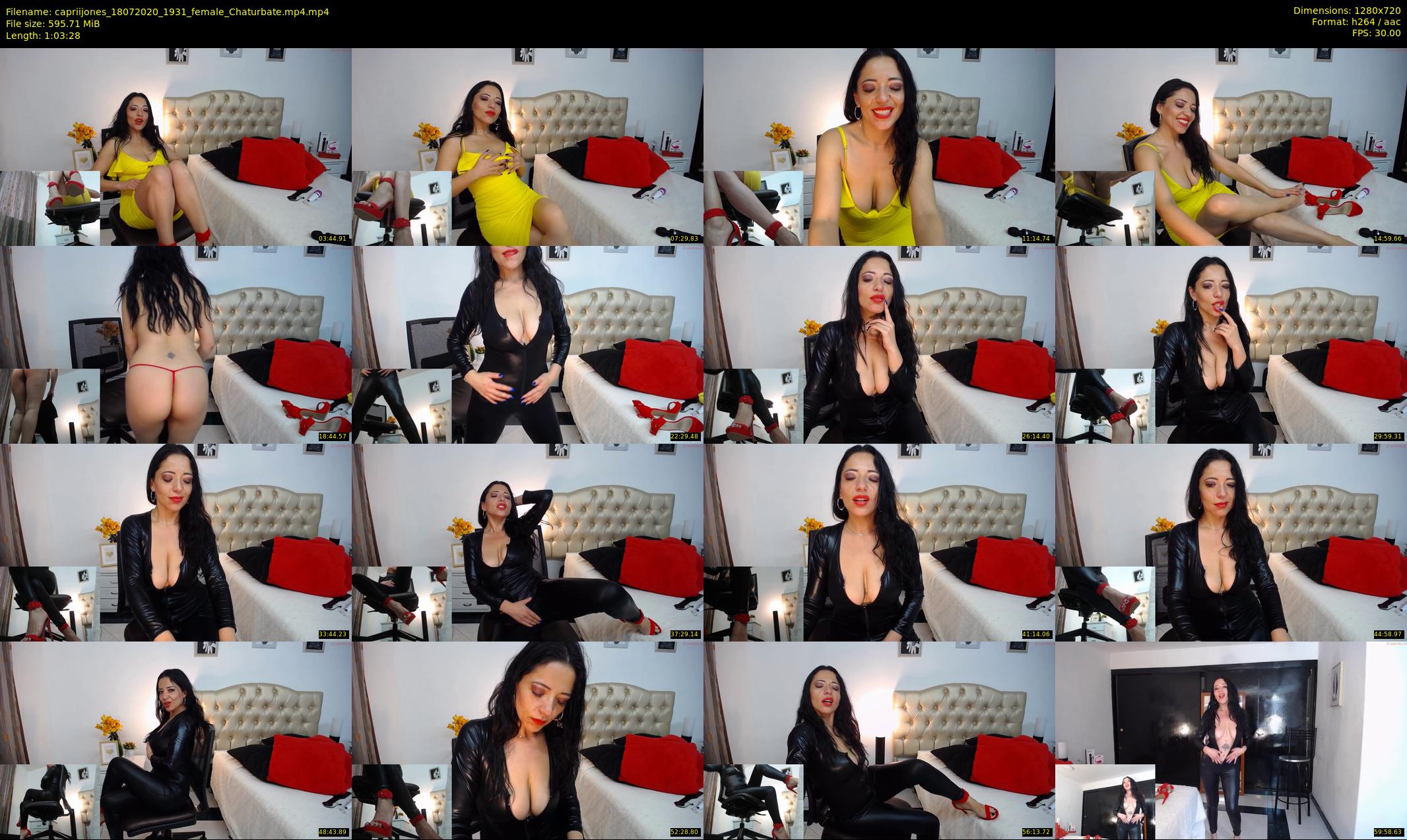 capriijones — 64 minute Chaturbate female cam show recording, 720p, Jul 18, 2020