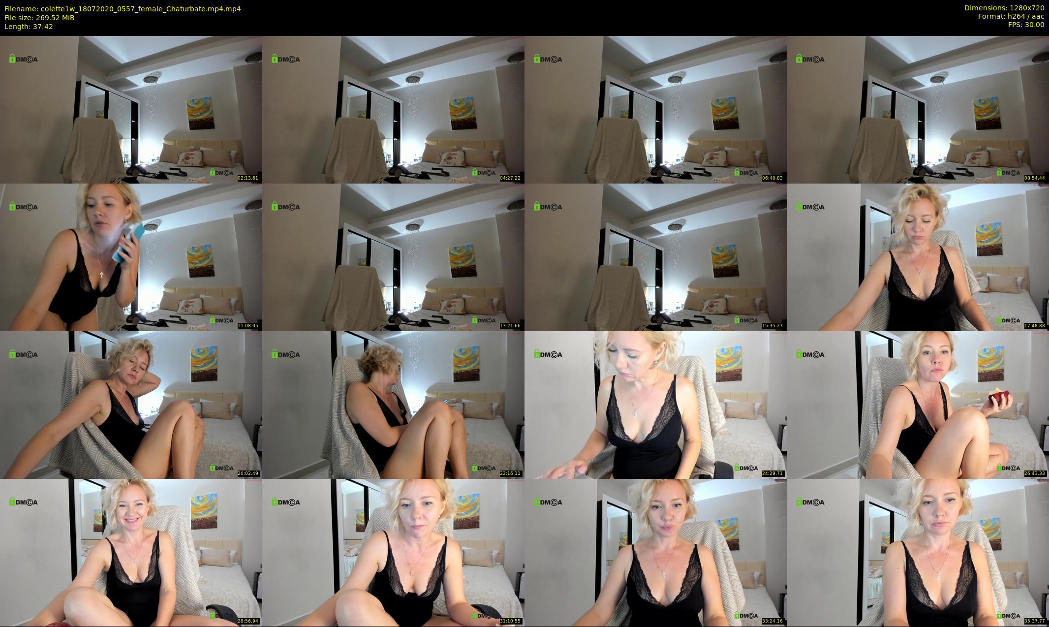 colette1w — 38 minute Chaturbate female cam show recording, 720p, Jul 18, 2020