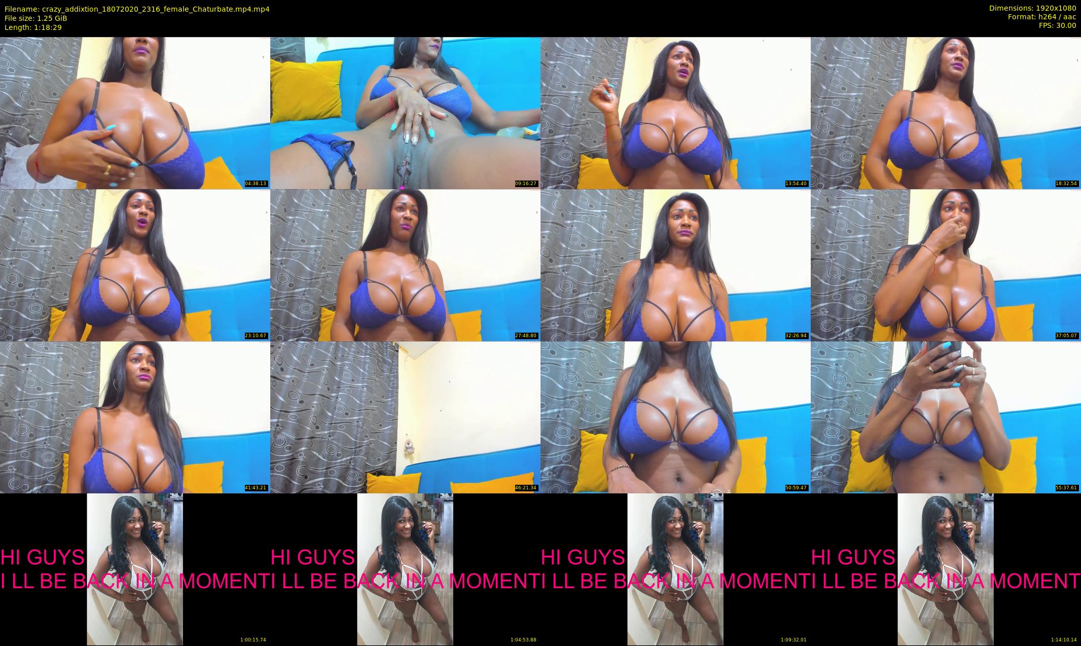 crazy_addixtion — 79 minute Chaturbate female cam show recording, 1080p, Jul 18, 2020