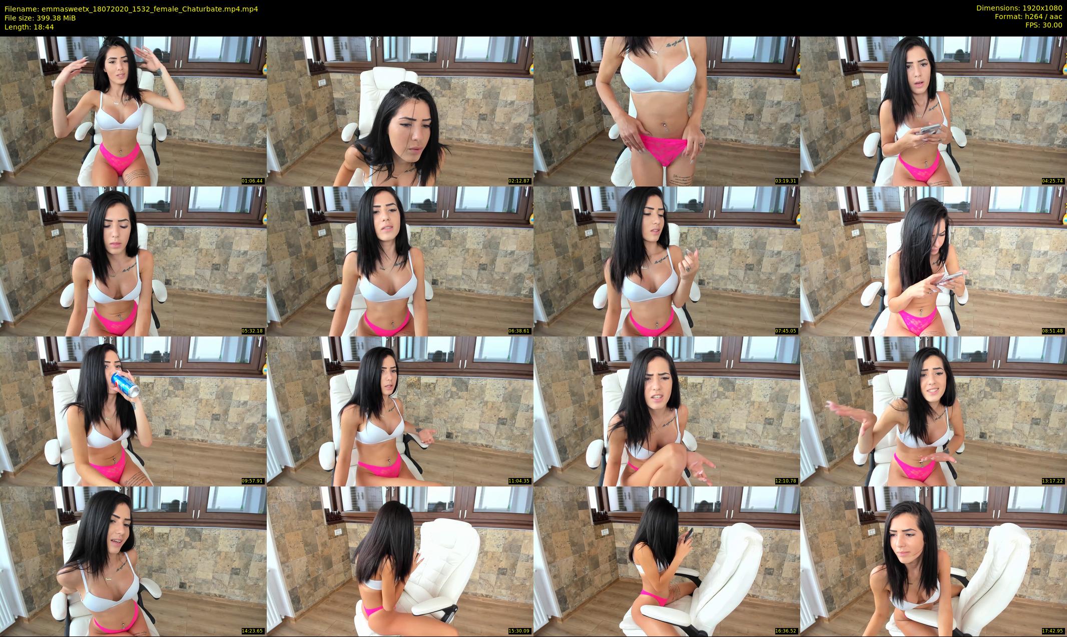 emmasweetx — 19 minute Chaturbate couple cam show recording, 1080p, Jul 18, 2020