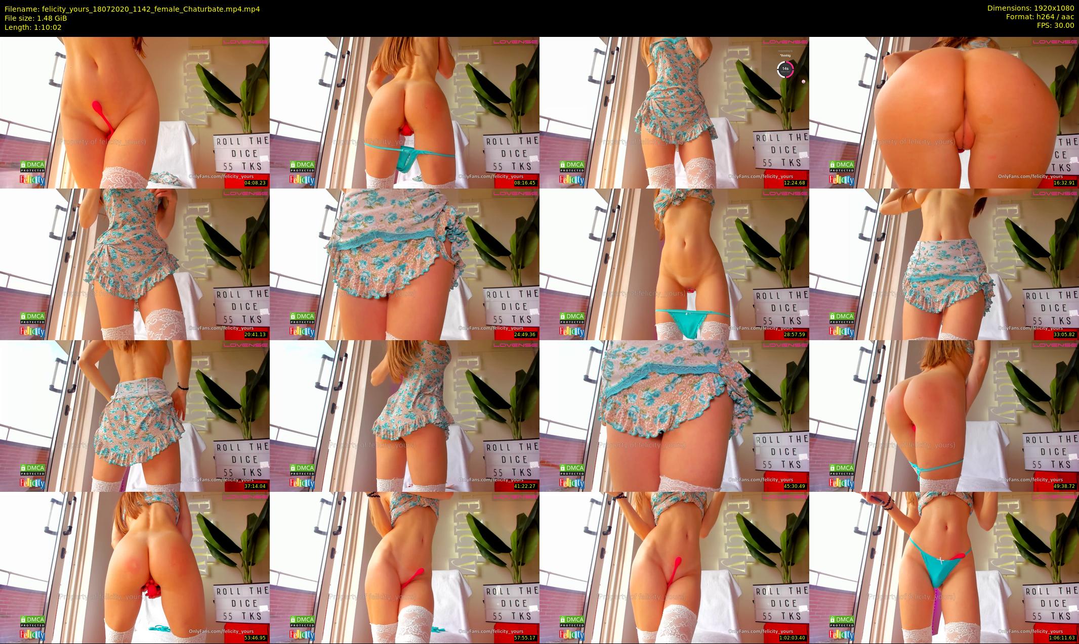 felicity_yours — 71 minute Chaturbate female cam show recording, 1080p, Jul 18, 2020