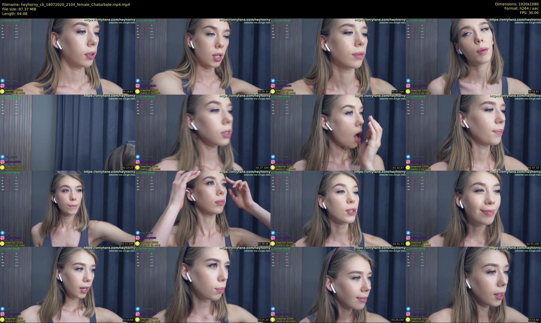 heyhorny_cb — 5 minute Chaturbate couple cam show recording, 1080p, Jul 18, 2020