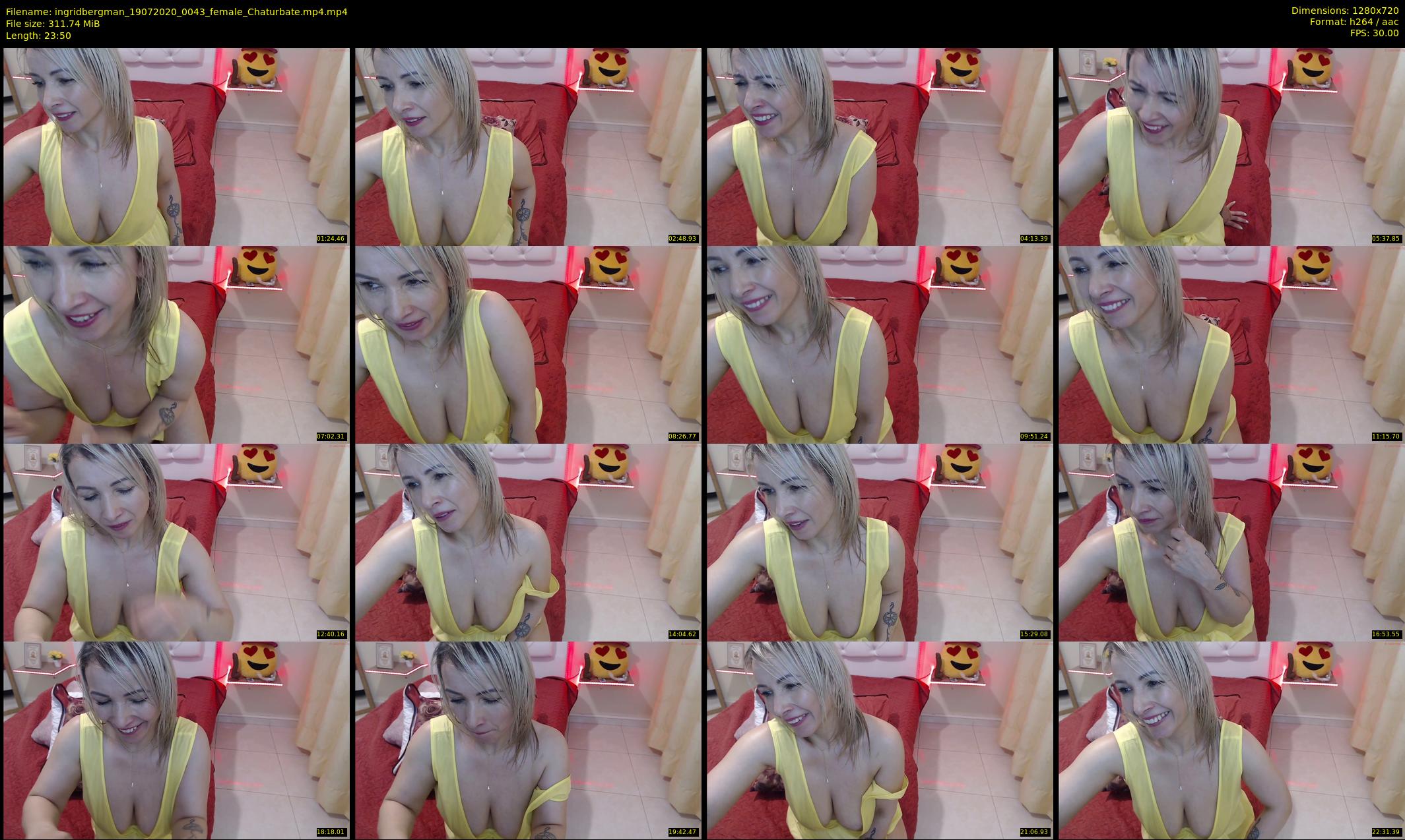 ingridbergman — 24 minute Chaturbate female cam show recording, 720p, Jul 19, 2020