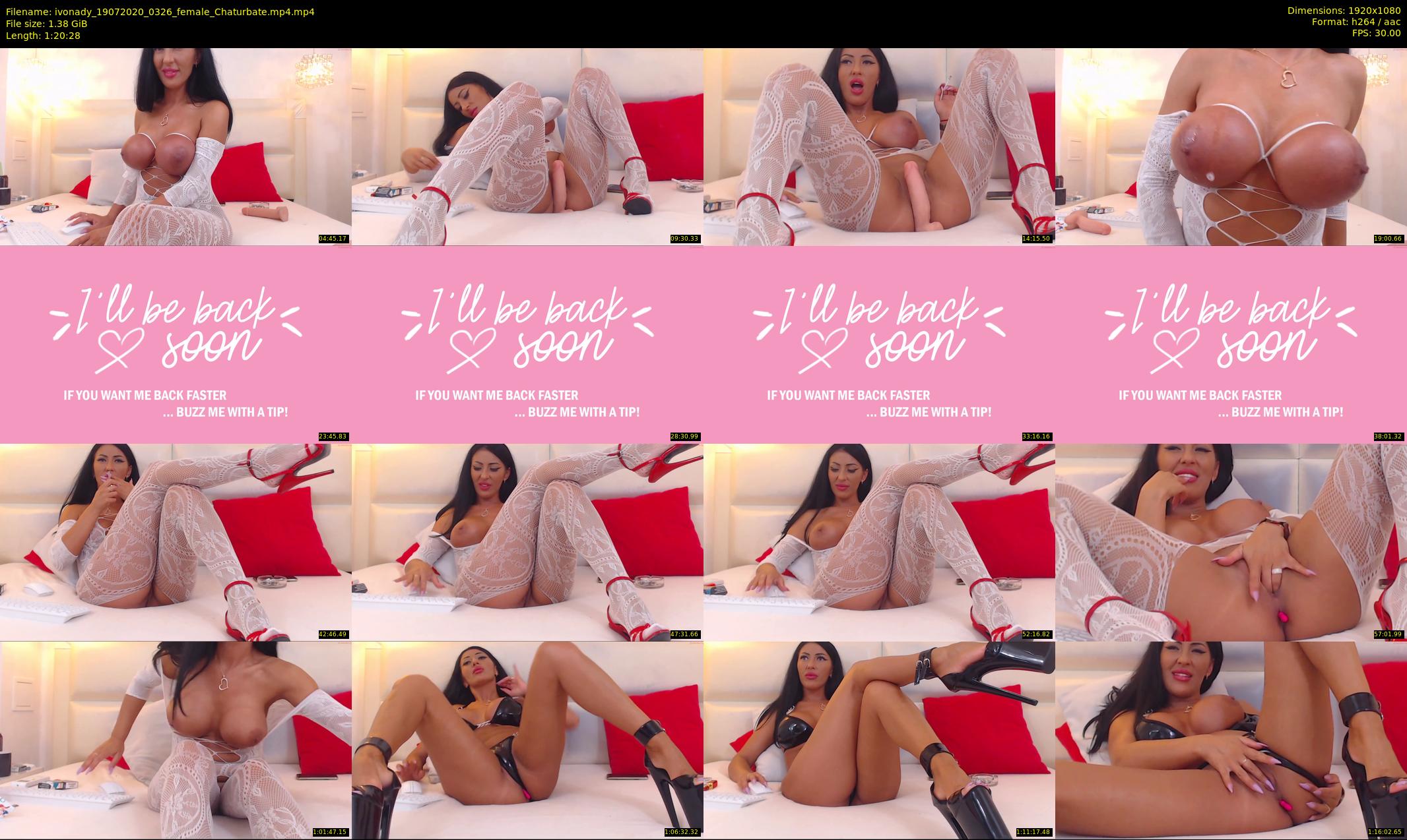 ivonady — 81 minute Chaturbate female cam show recording, 1080p, Jul 19, 2020