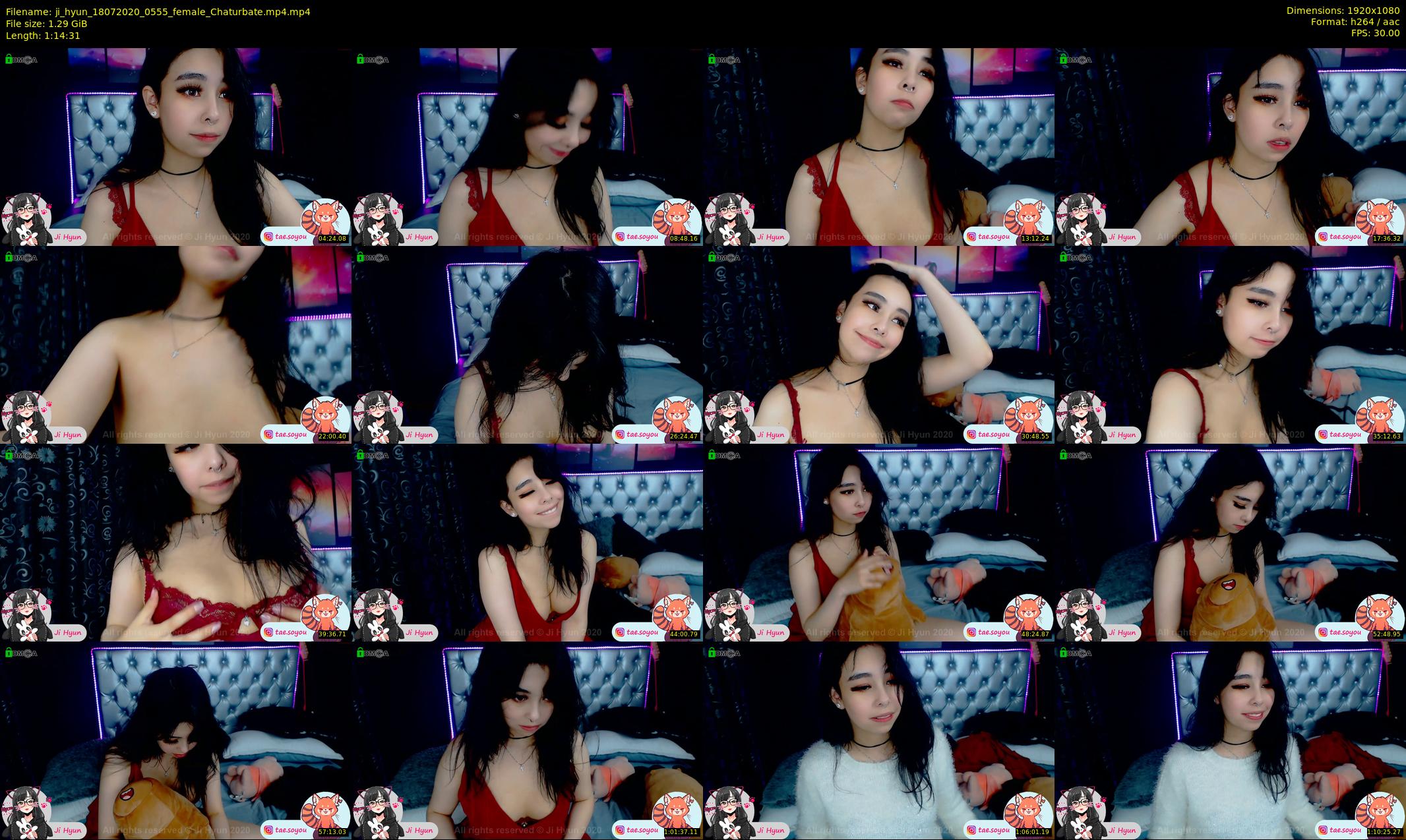 ji_hyun — 75 minute Chaturbate female cam show recording, 1080p, Jul 18, 2020